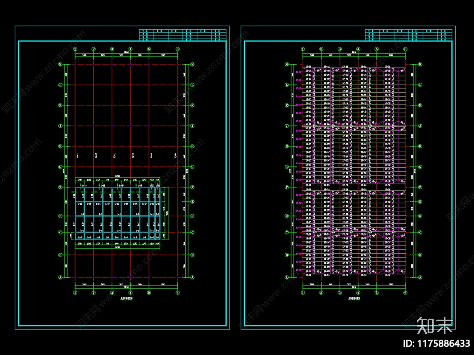 钢结构cad施工图下载【ID:1175886433】