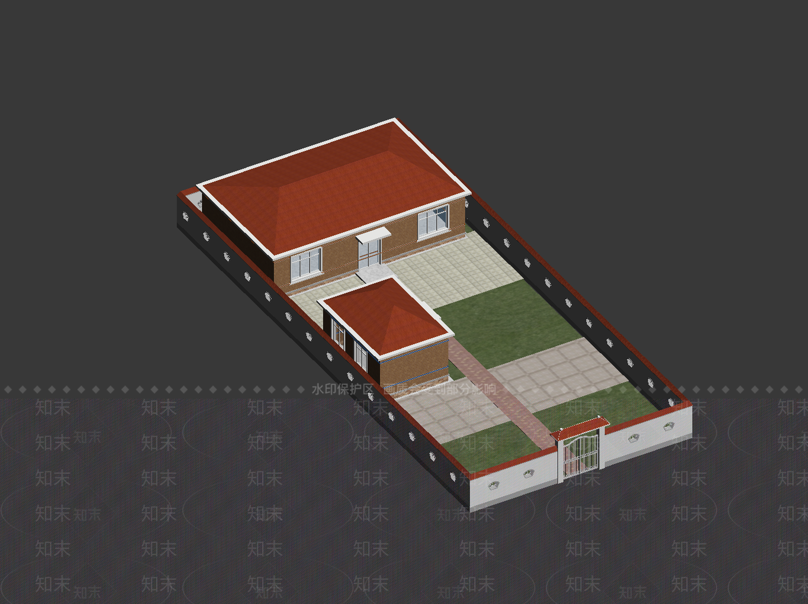 现代艺术风格建筑3D模型下载【ID:1175887834】
