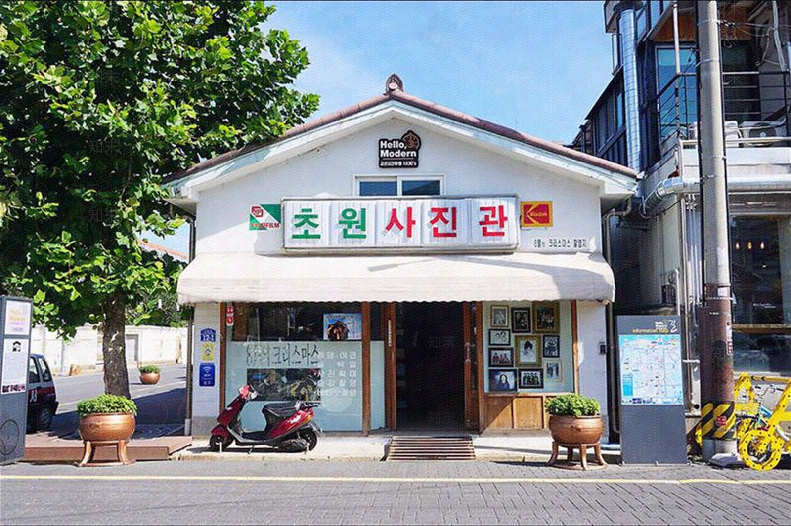 现代日式街道外景贴图下载【ID:1175902005】