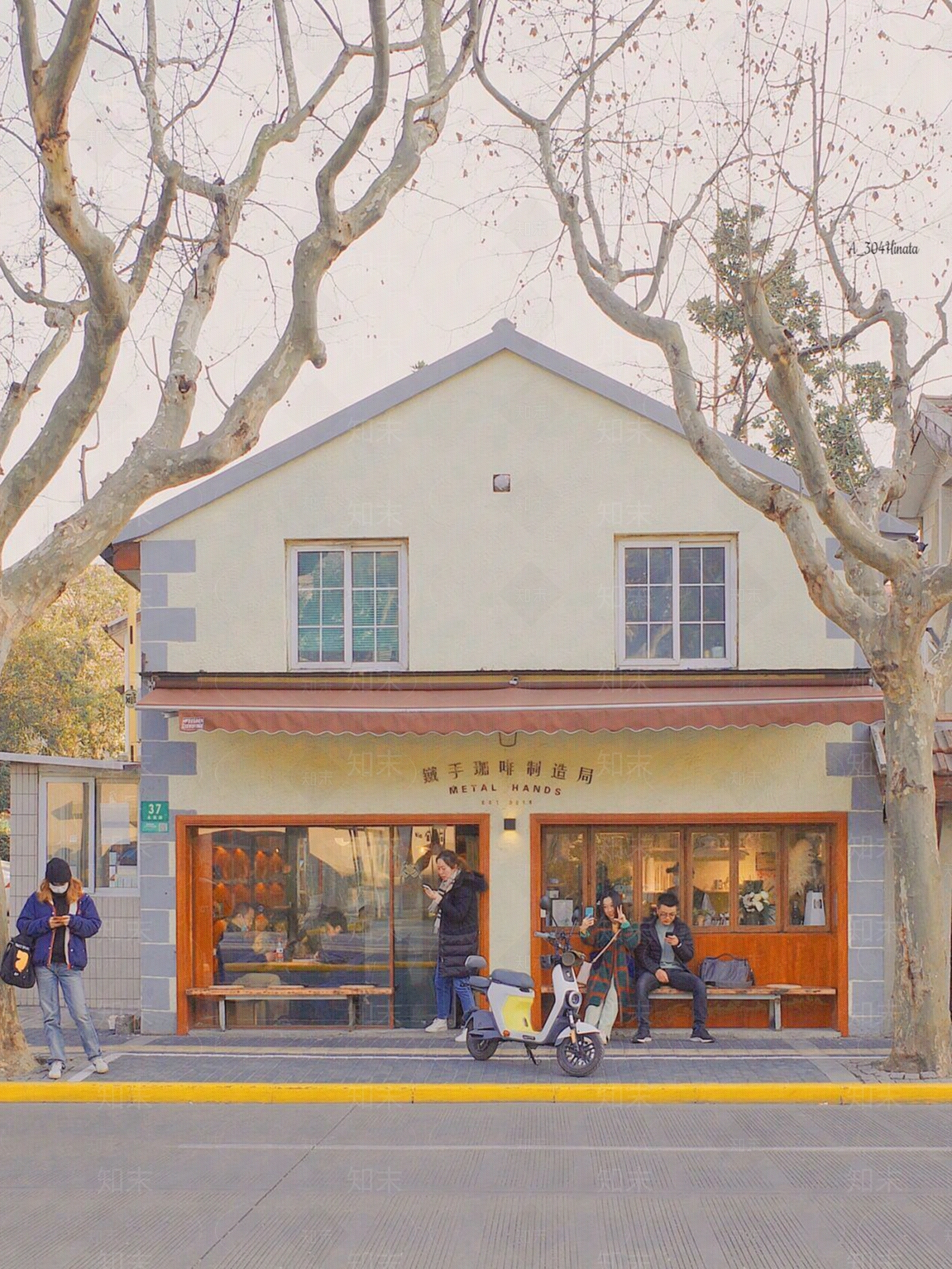 现代法式街道外景贴图下载【ID:1175902302】