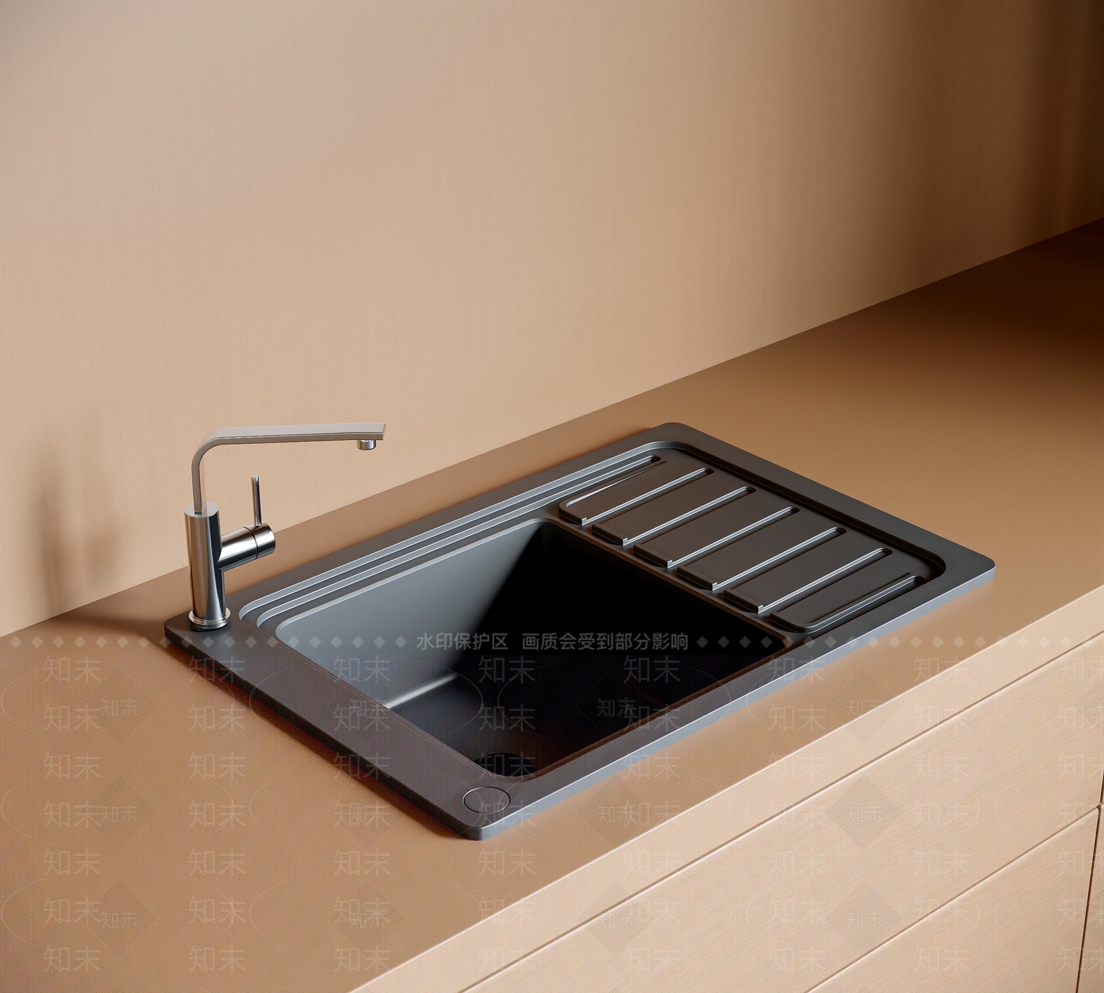 水槽3D模型下载【ID:1175903148】
