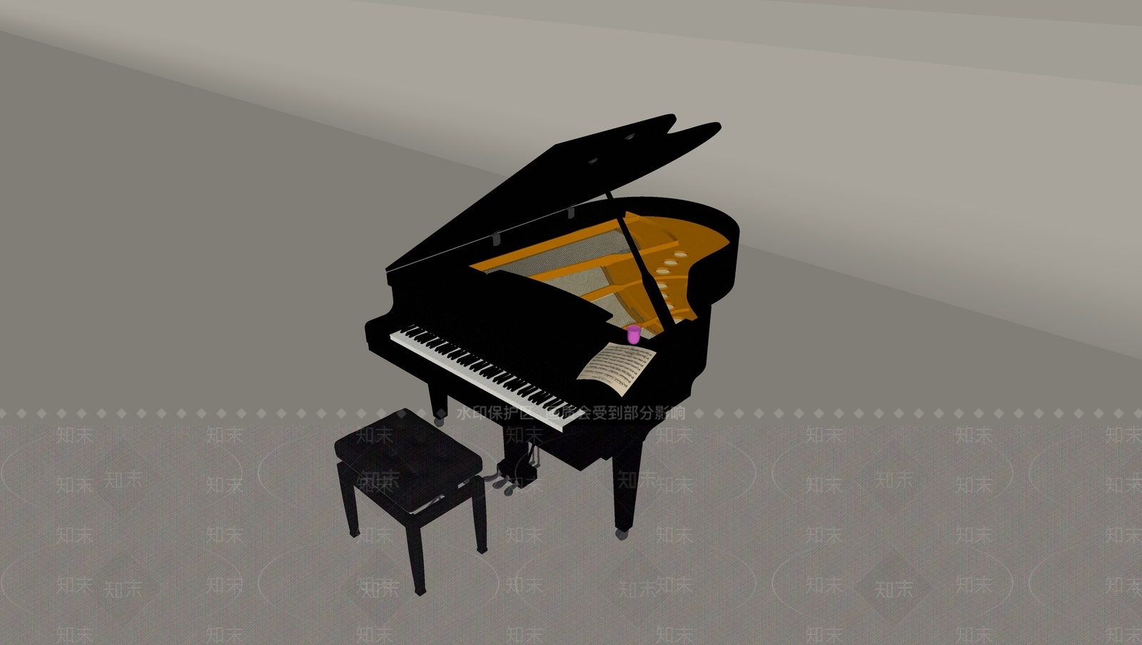 乐器SU模型下载【ID:1175927633】