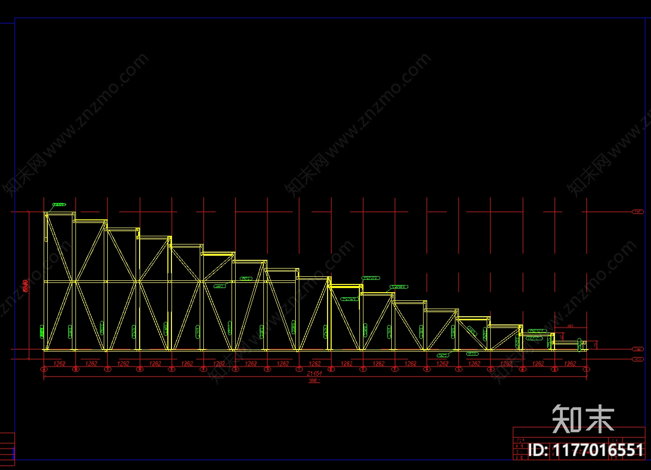 钢结构cad施工图下载【ID:1177016551】
