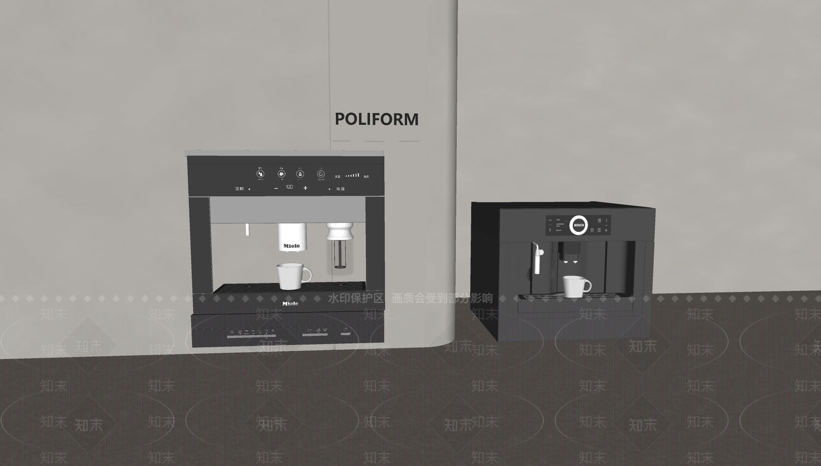 咖啡机SU模型下载【ID:1175933275】