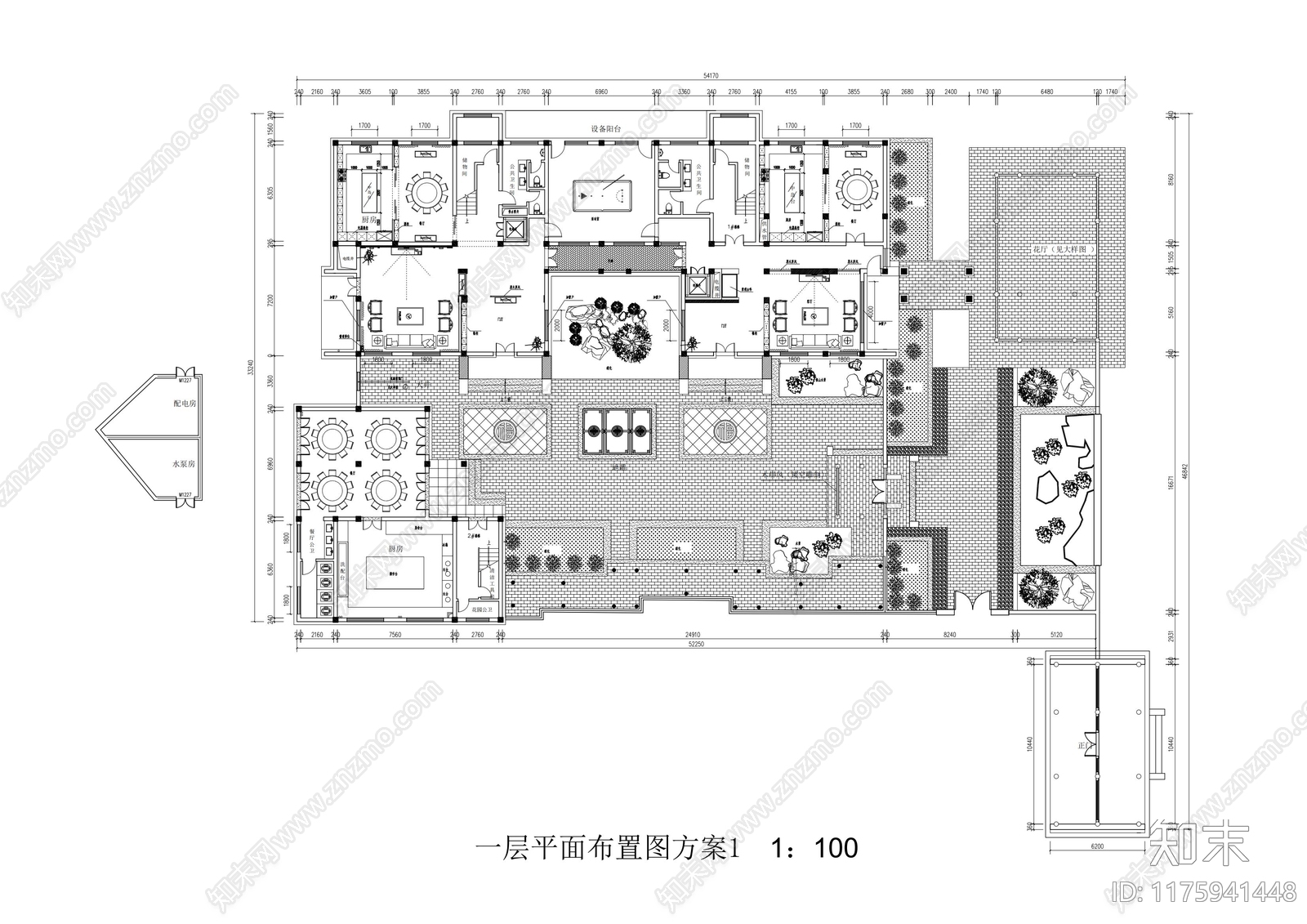 中式四合院施工图下载【ID:1175941448】