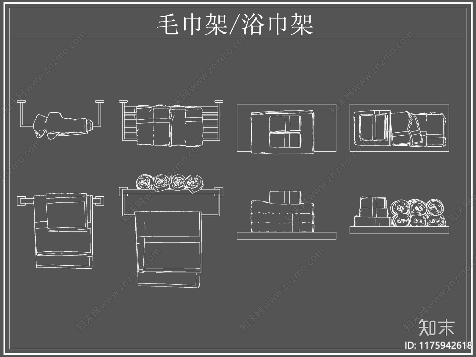 现代卫浴设施cad施工图下载【ID:1175942618】