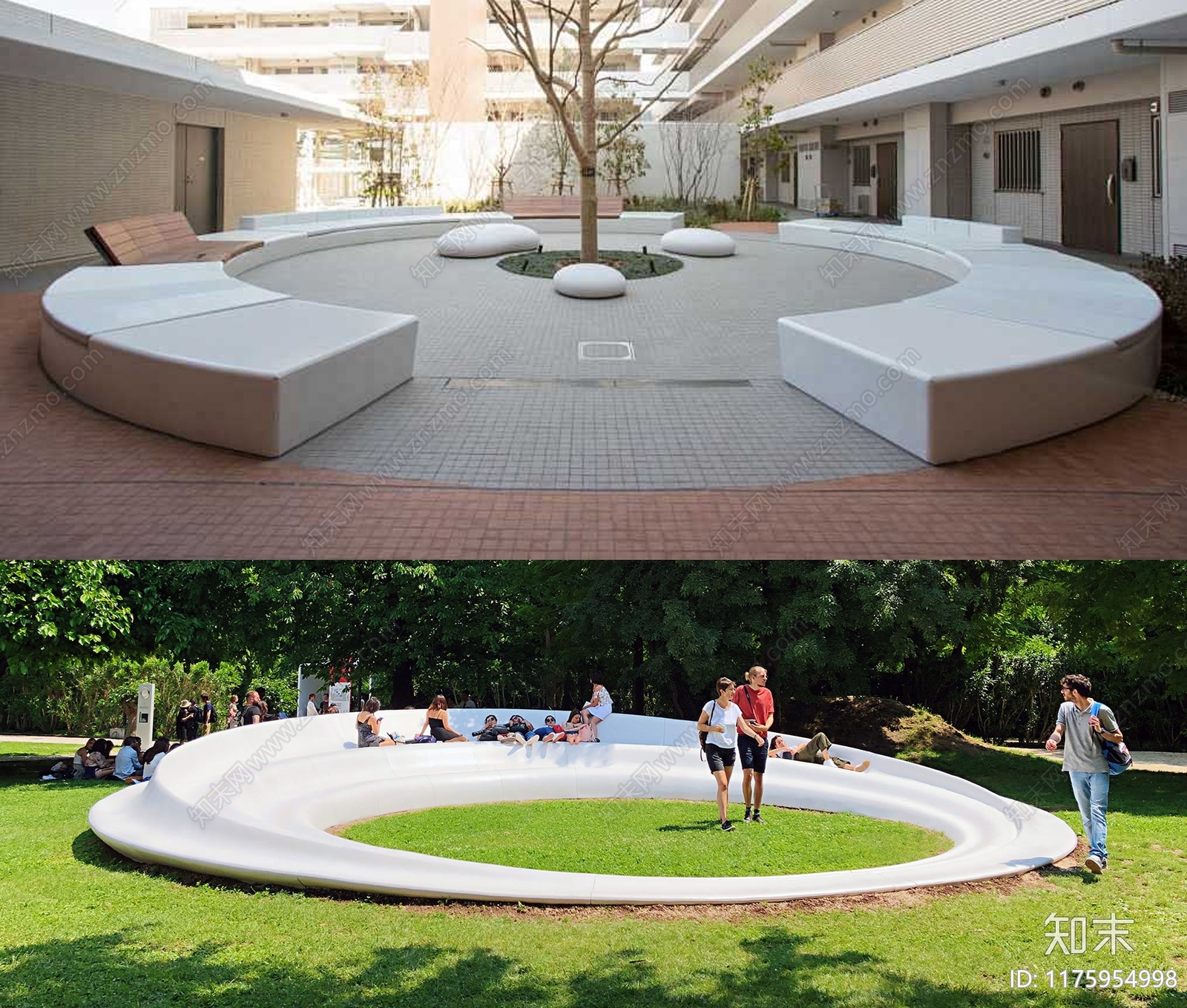 现代景观坐凳施工图下载【ID:1175954998】