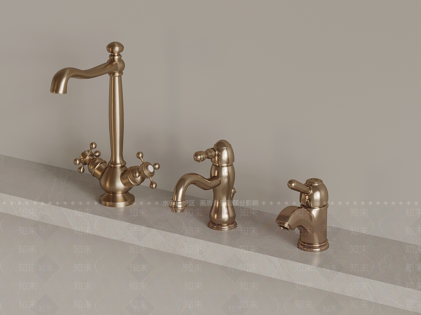 欧式水龙头SU模型下载【ID:1175963044】