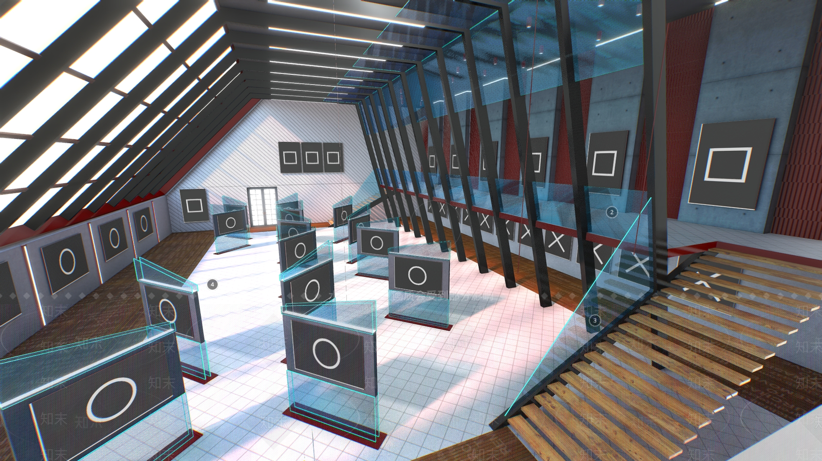 现代其他公共空间3D模型下载【ID:1175983895】
