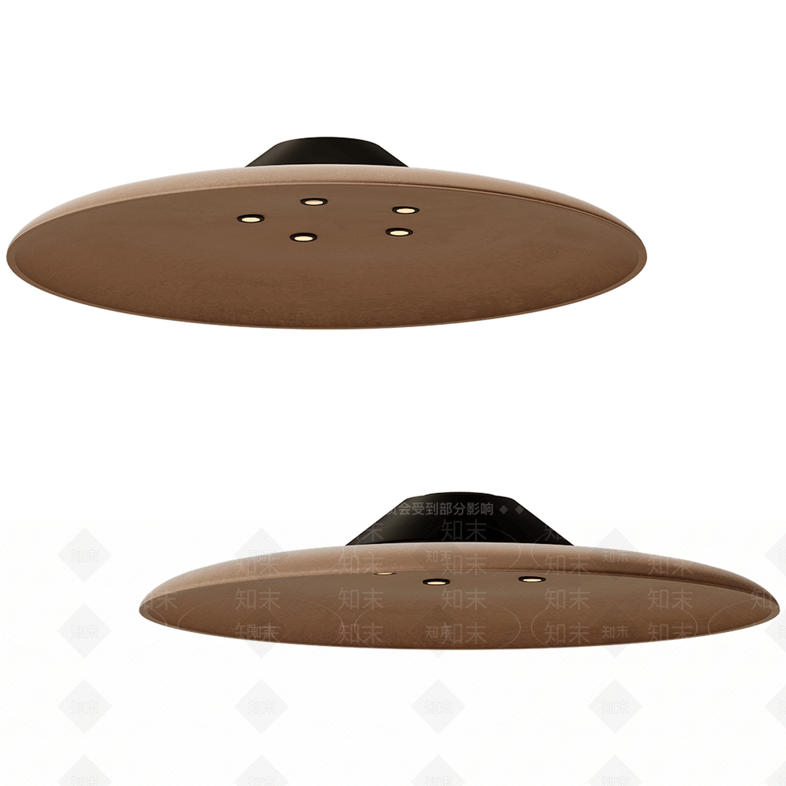 现代吸顶灯3D模型下载【ID:1175996854】