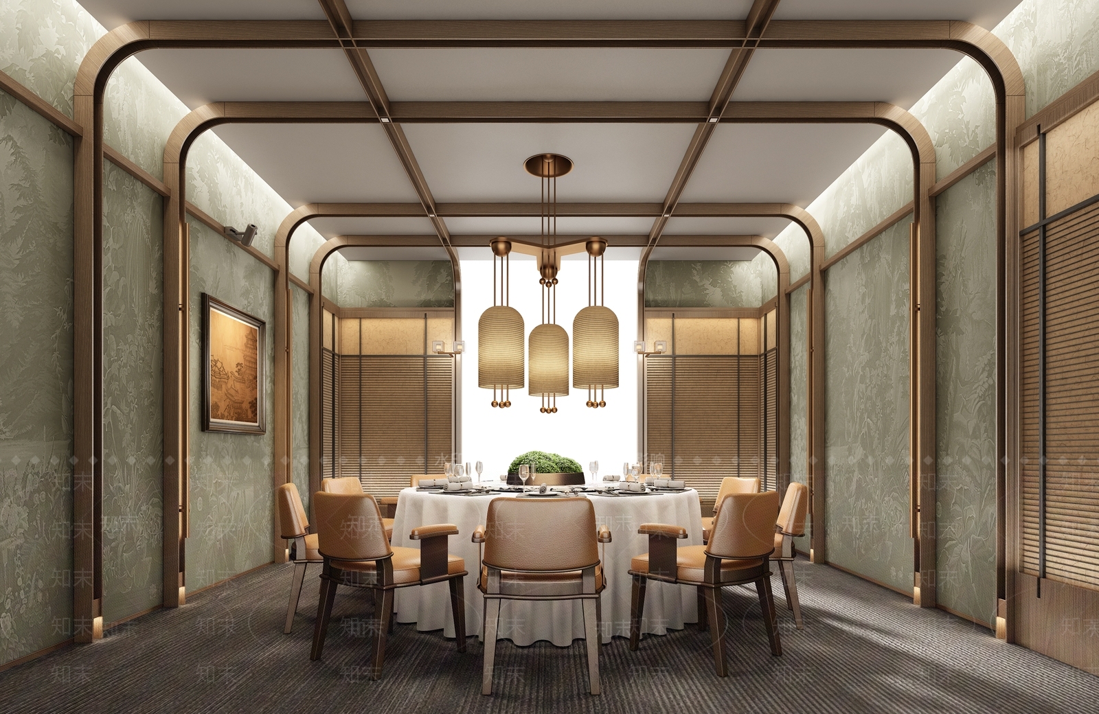 意式轻奢酒店3D模型下载【ID:1176003990】