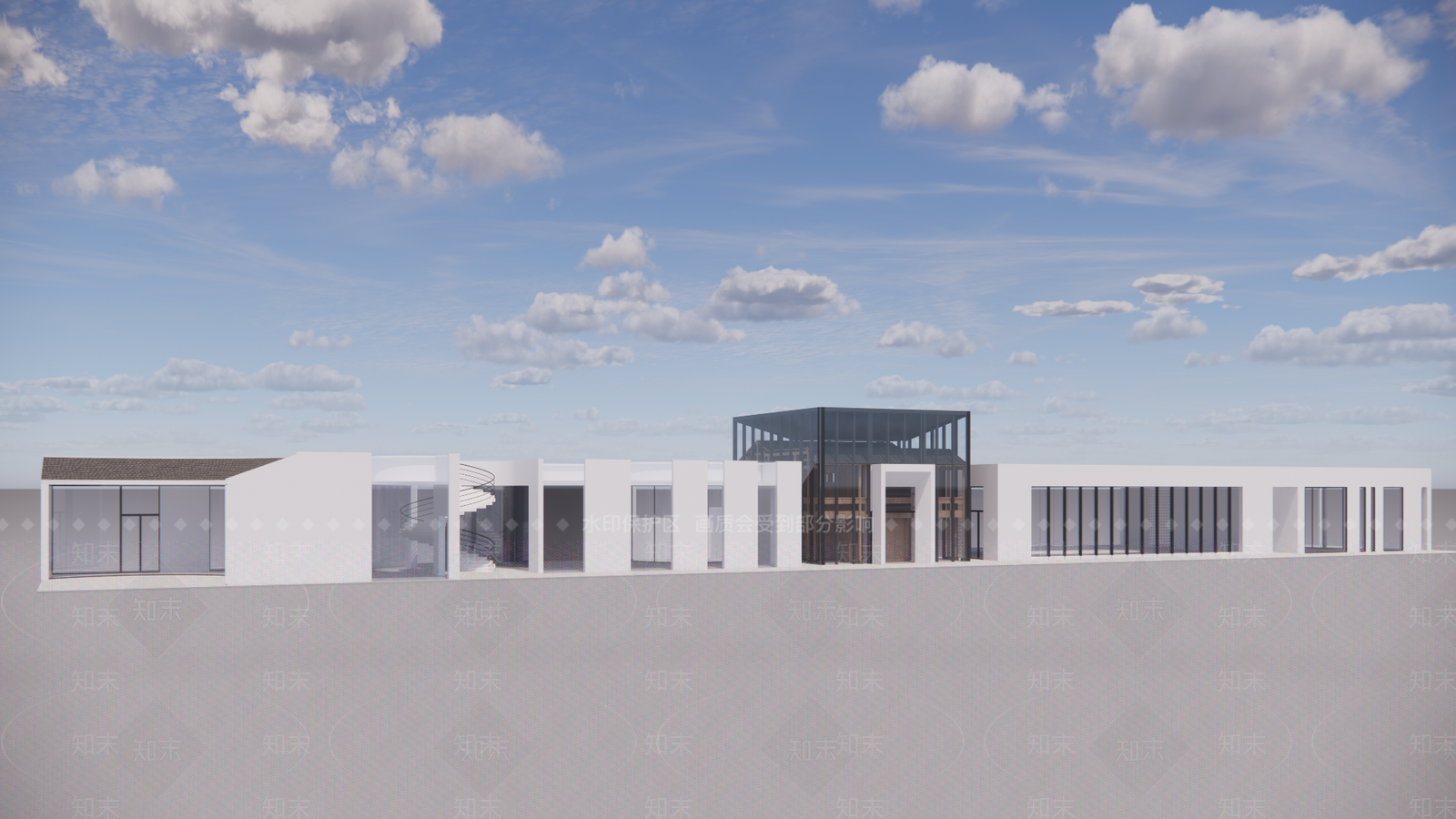 现代新中式其他商业建筑SU模型下载【ID:1176004338】