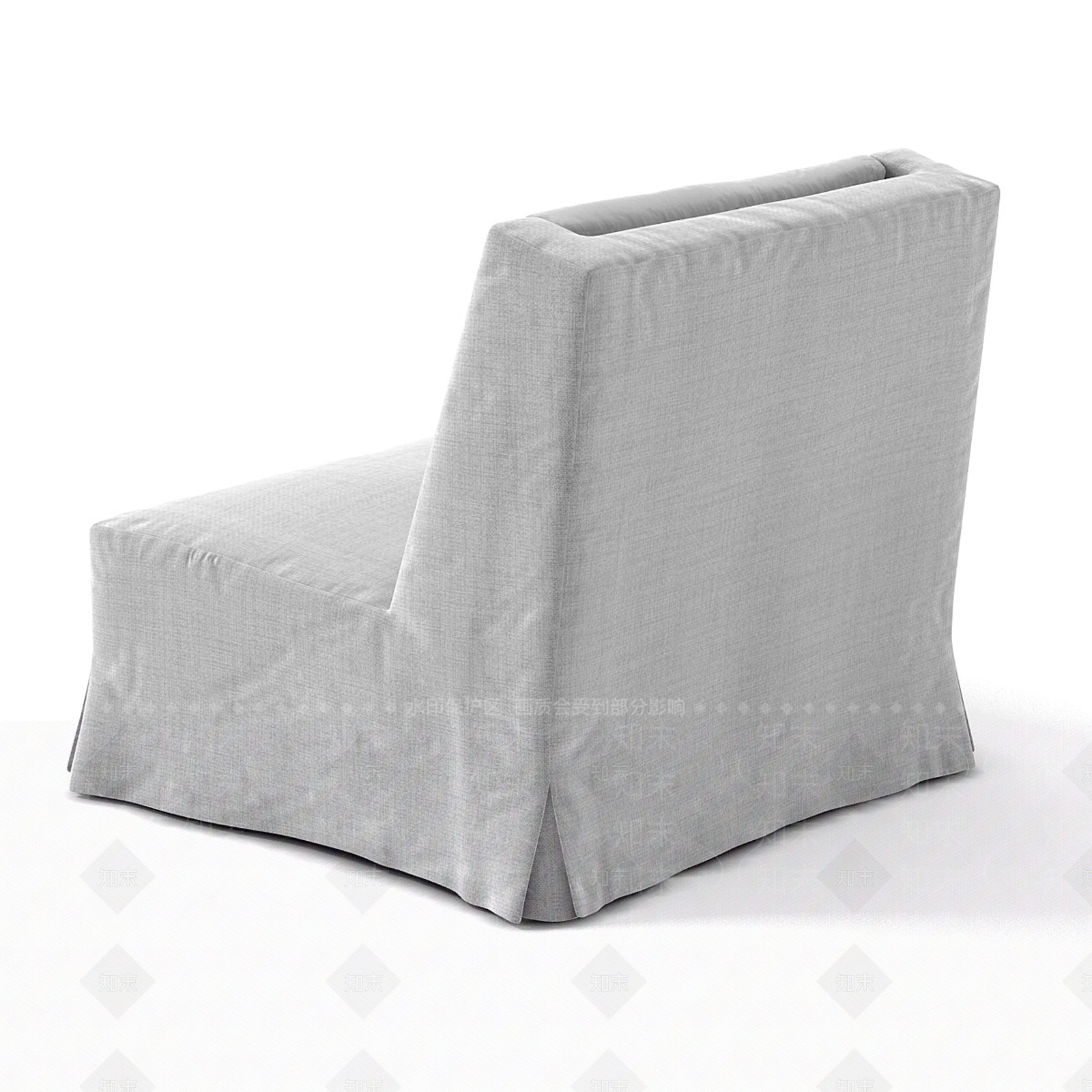 现代简约单人沙发3D模型下载【ID:1176005414】