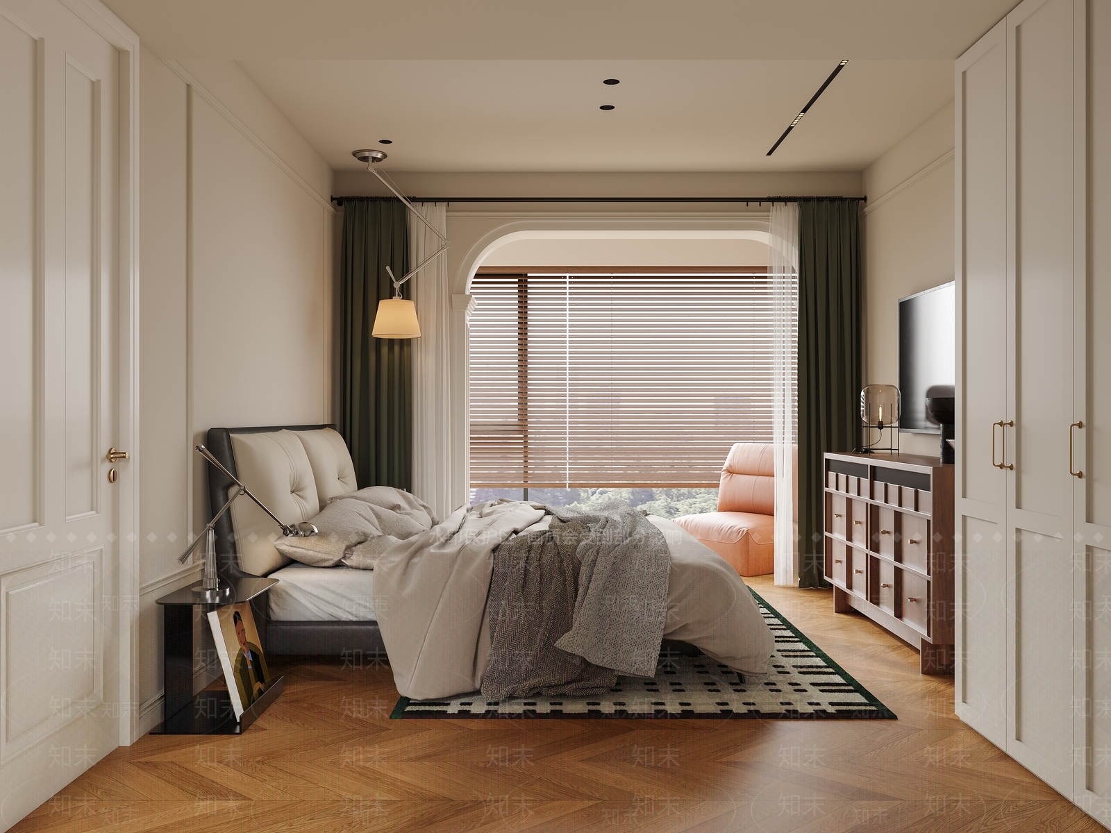 现代衣帽间3D模型下载【ID:1214815567】