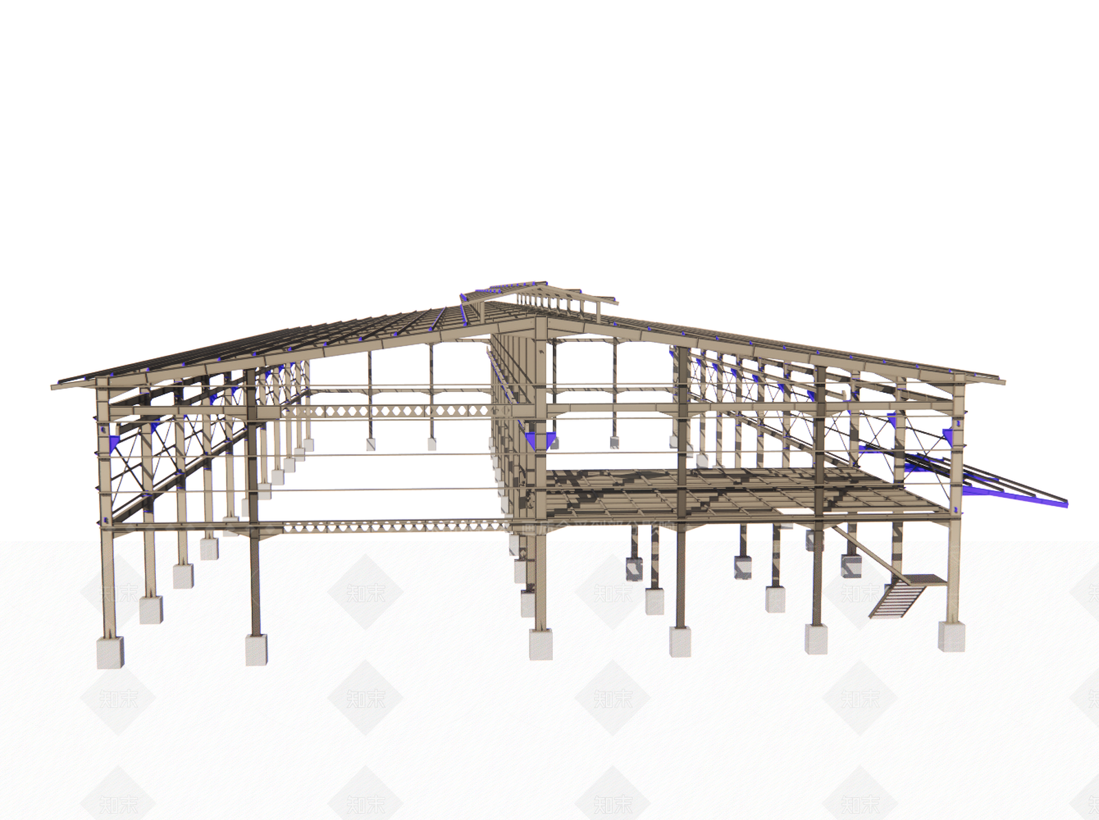 现代其他商业建筑SU模型下载【ID:1176012038】
