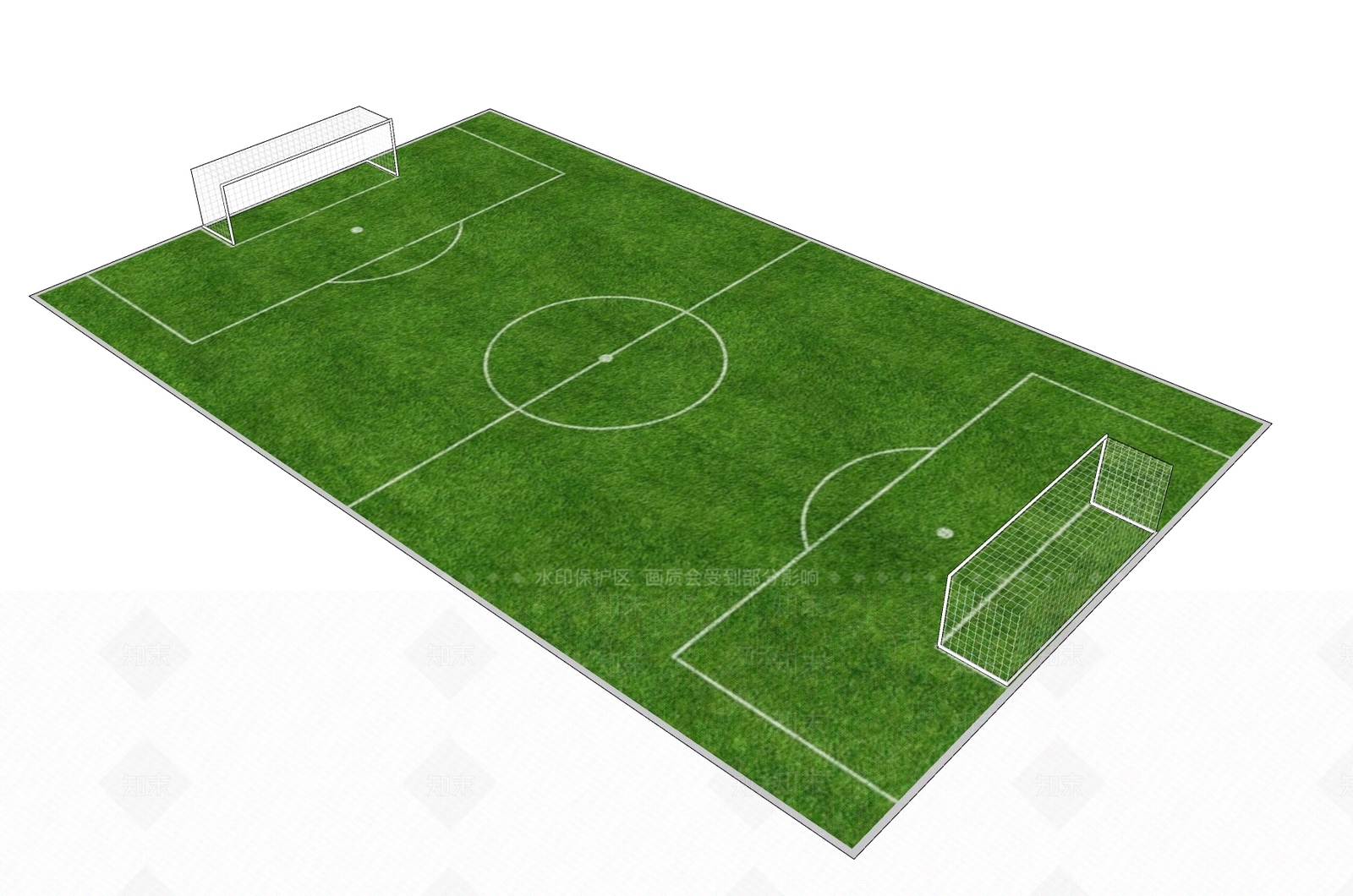 现代足球场SU模型下载【ID:1176019953】