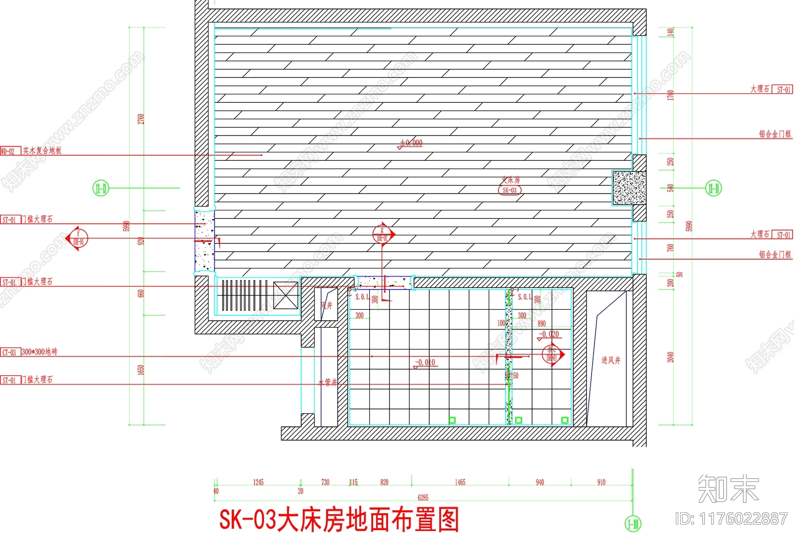 现代工装图库cad施工图下载【ID:1176022887】
