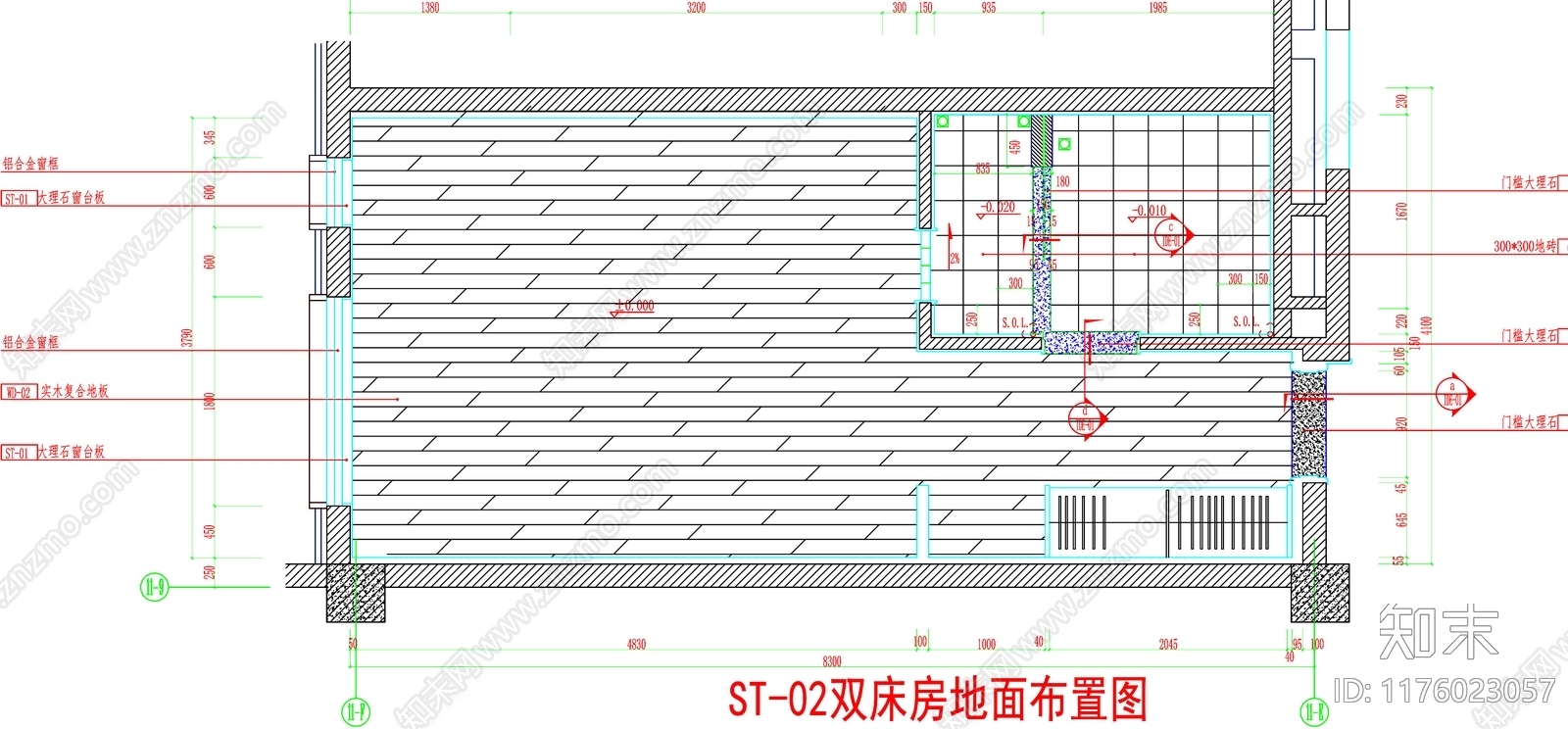 现代工装图库cad施工图下载【ID:1176023057】