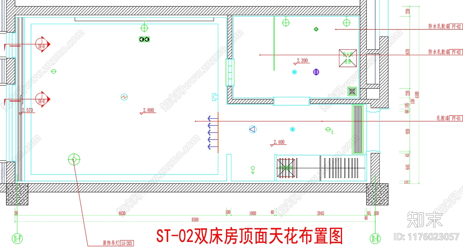 现代工装图库cad施工图下载【ID:1176023057】