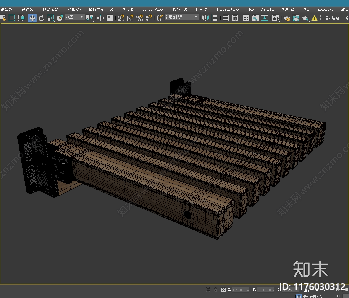 现代其他凳子3D模型下载【ID:1176030312】