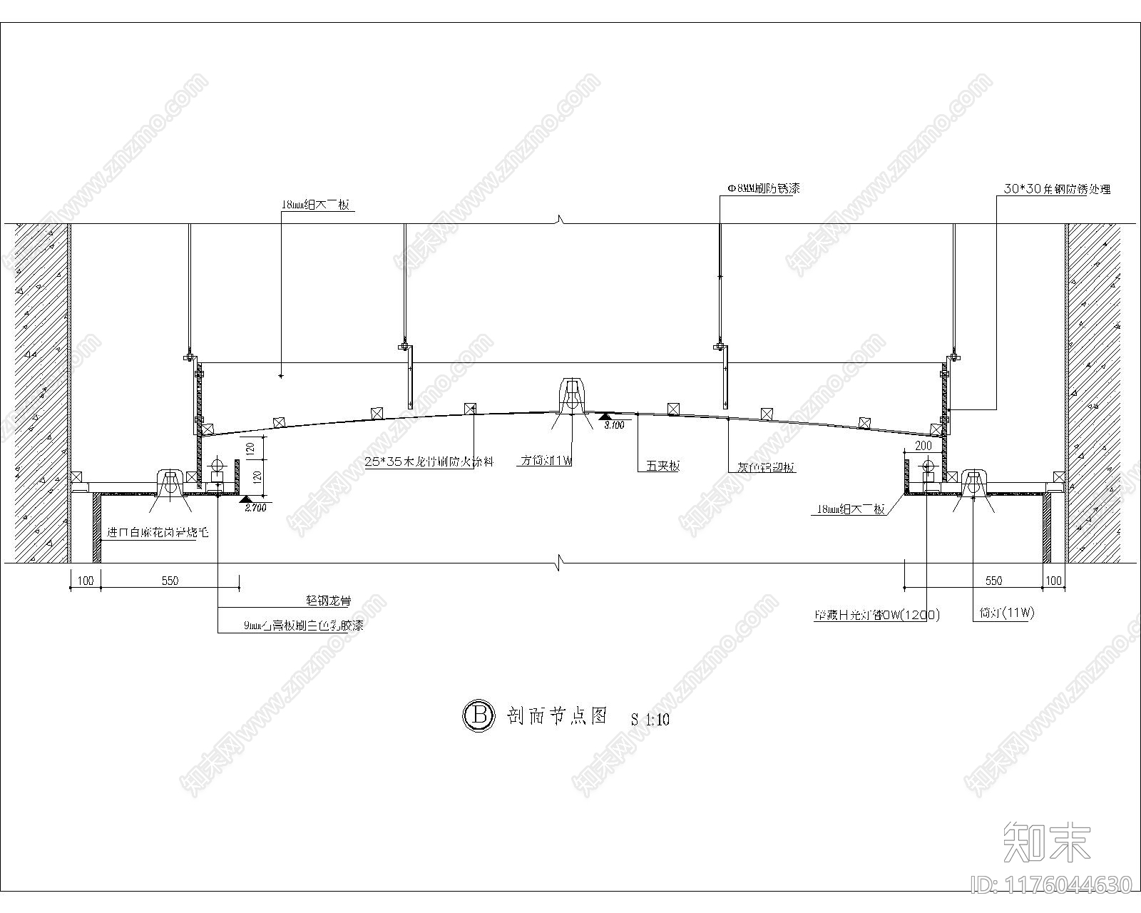 现代其他节点详图施工图下载【ID:1176044630】