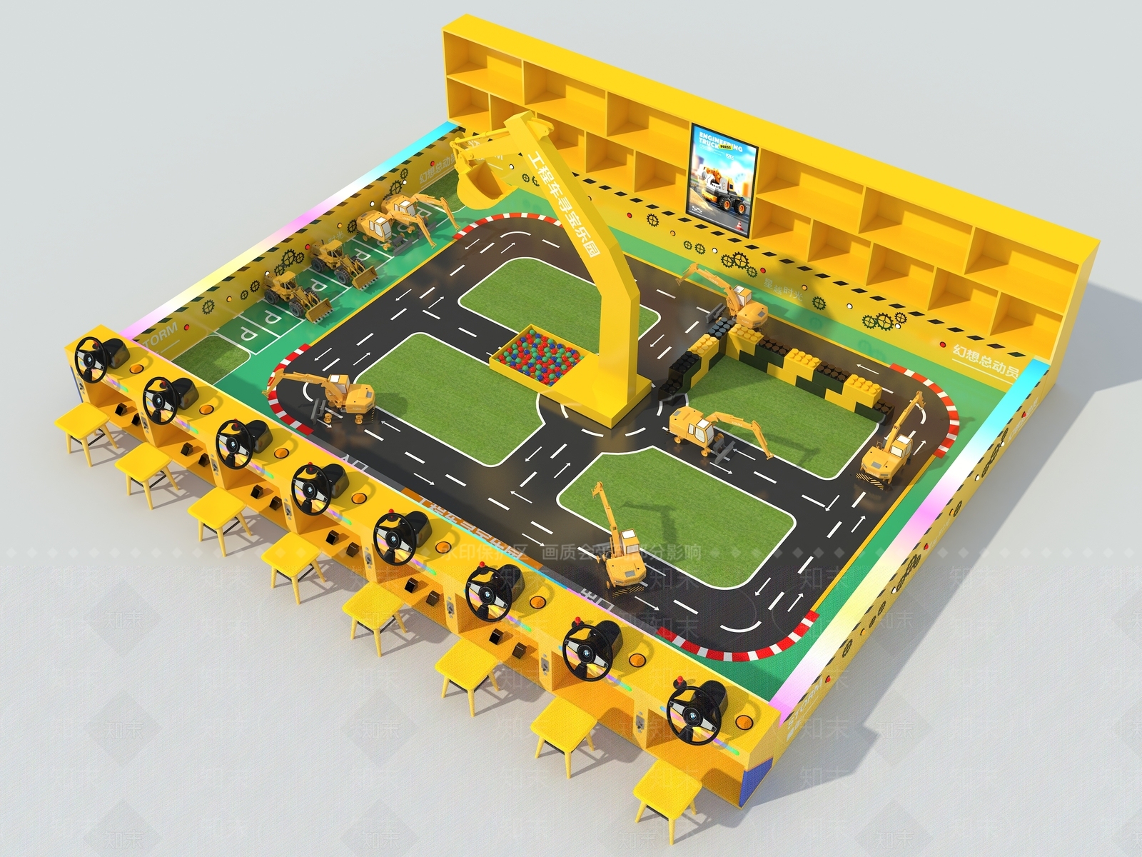 娱乐器材3D模型下载【ID:1176082342】