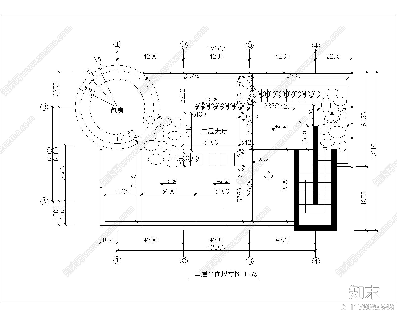 现代酒吧施工图下载【ID:1176085543】