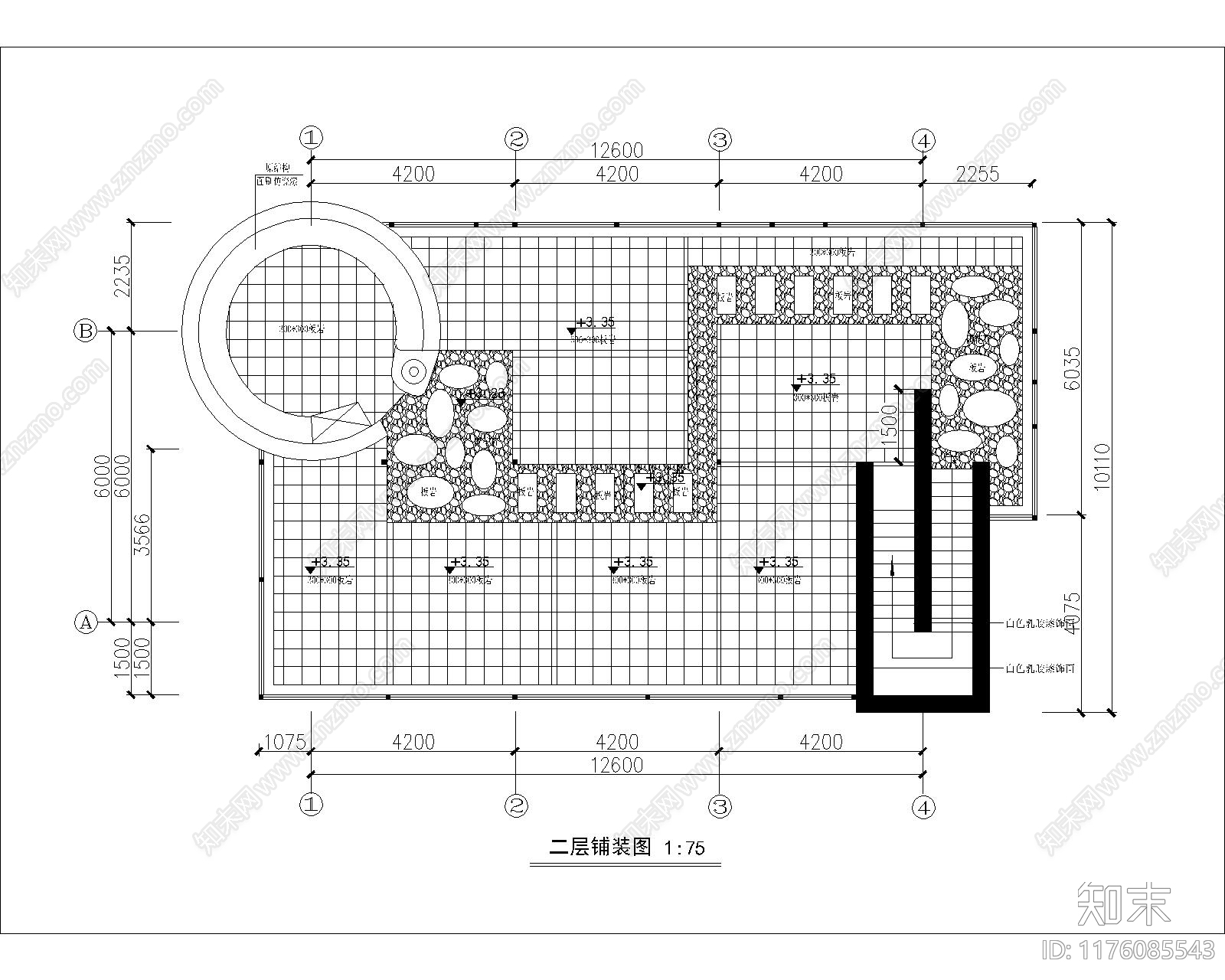 现代酒吧施工图下载【ID:1176085543】