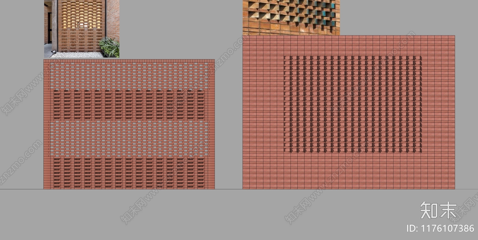 现代工业景墙SU模型下载【ID:1176107386】