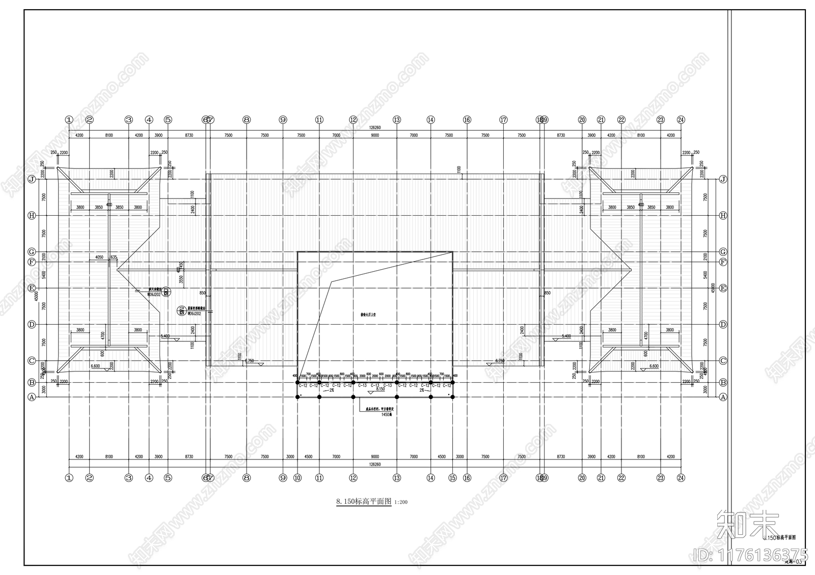 中式新中式其他公共建筑施工图下载【ID:1176136375】