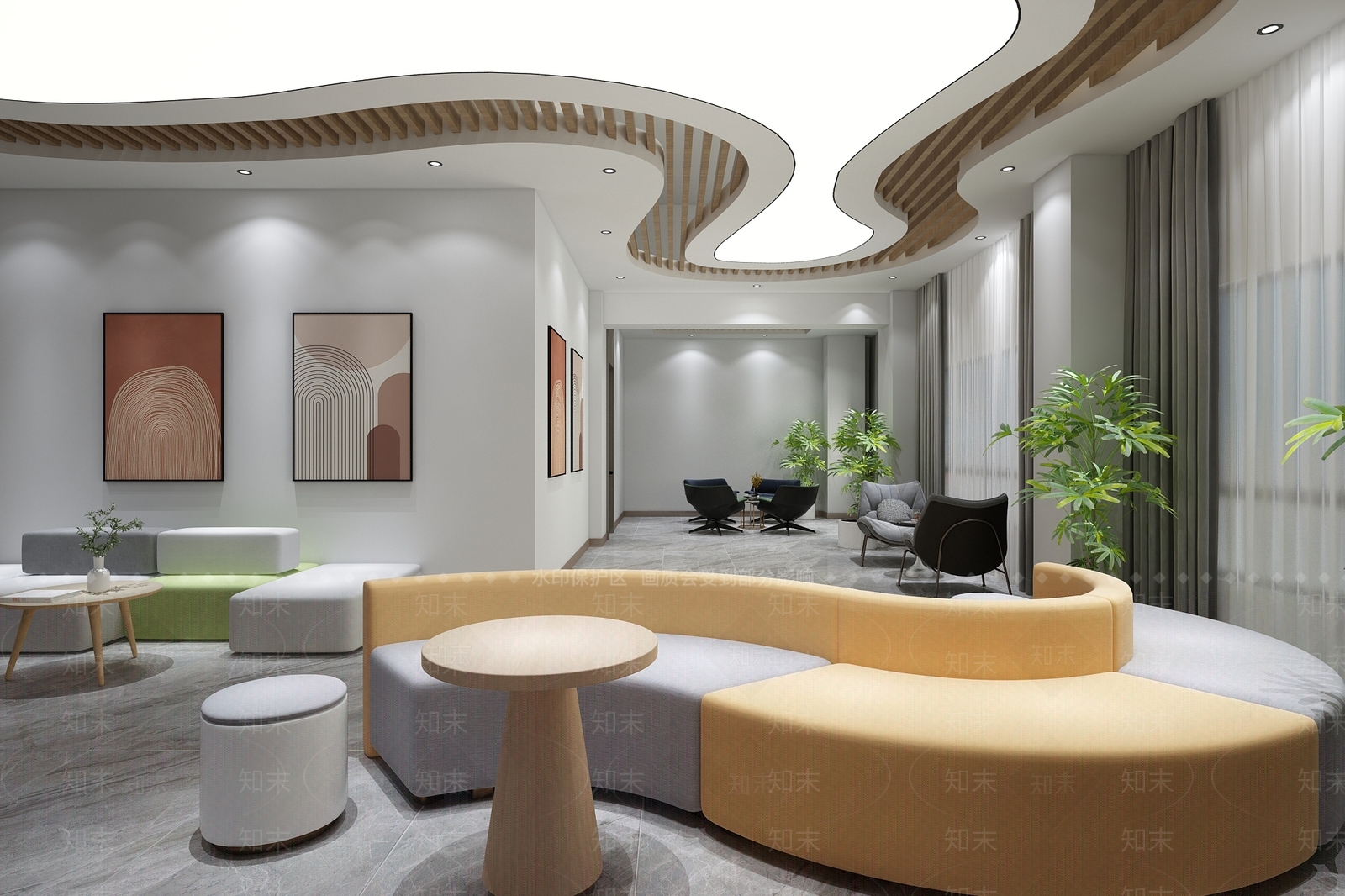 现代其他公共空间3D模型下载【ID:1176137949】