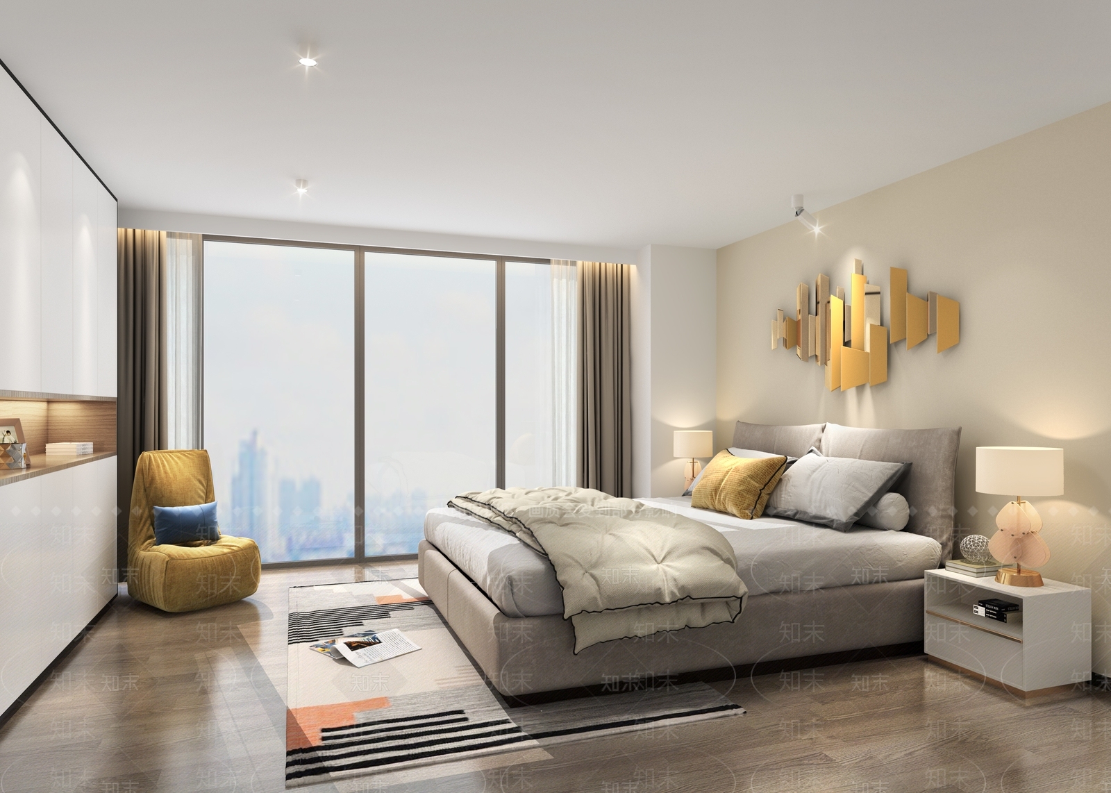 现代公寓3D模型下载【ID:1176143090】