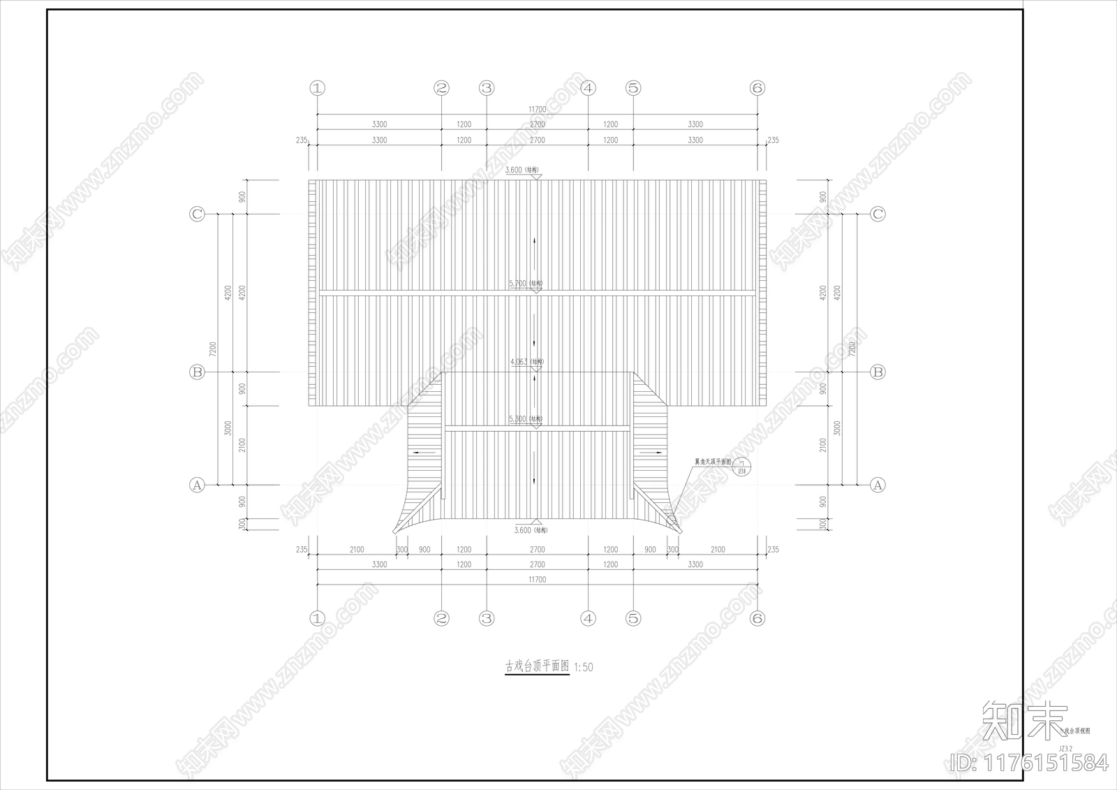 中式古建cad施工图下载【ID:1176151584】