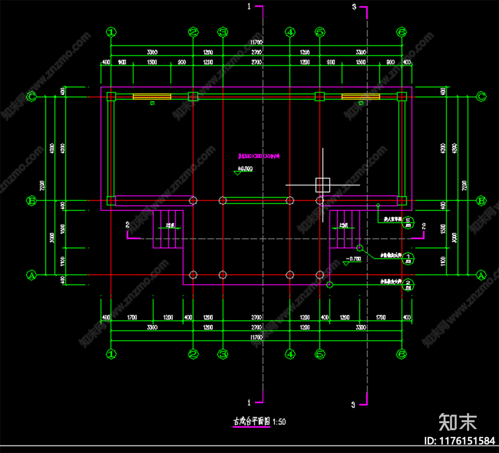 中式古建cad施工图下载【ID:1176151584】