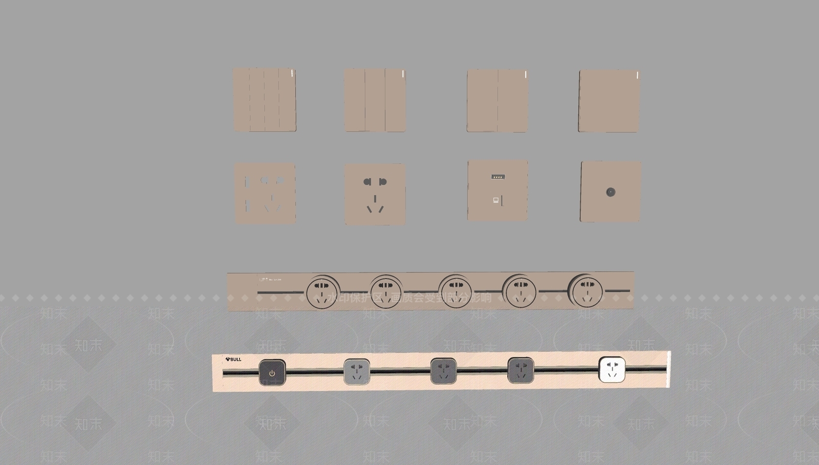 开关插座SU模型下载【ID:1176154305】