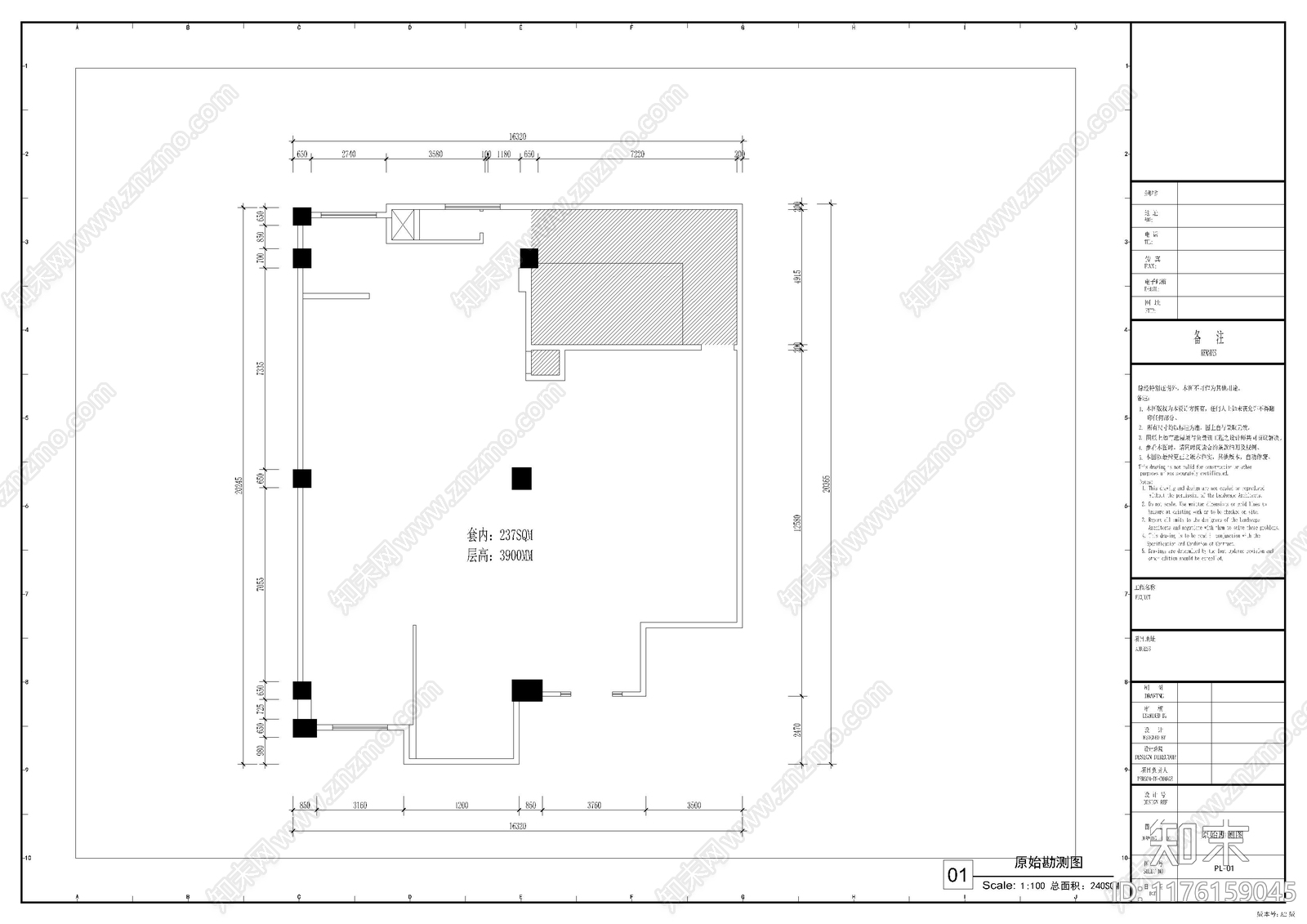 现代轻奢网吧施工图下载【ID:1176159045】