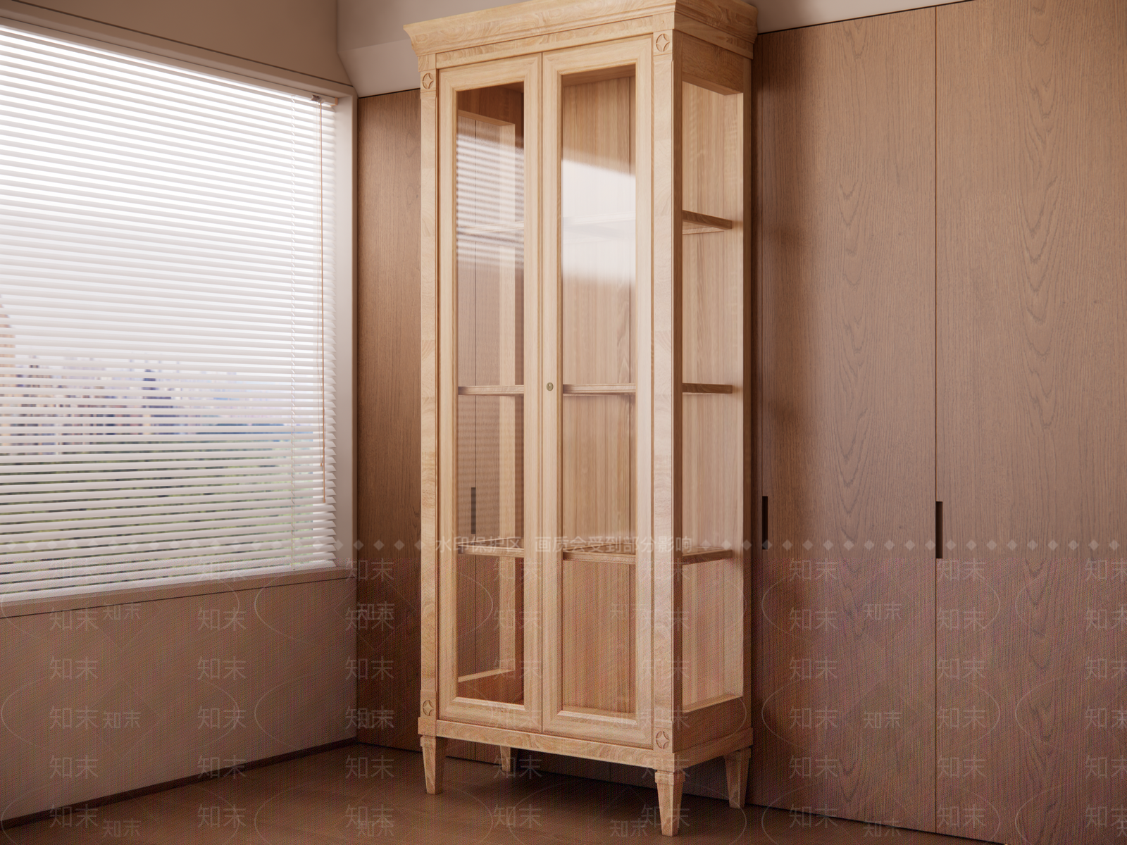 中古原木储物柜SU模型下载【ID:1176167767】