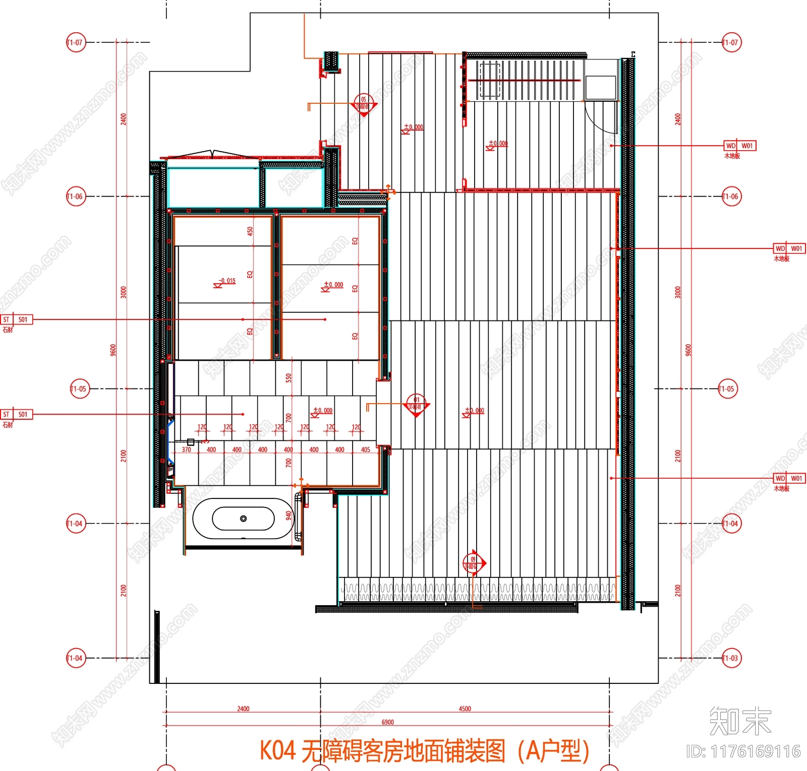 现代工装图库cad施工图下载【ID:1176169116】