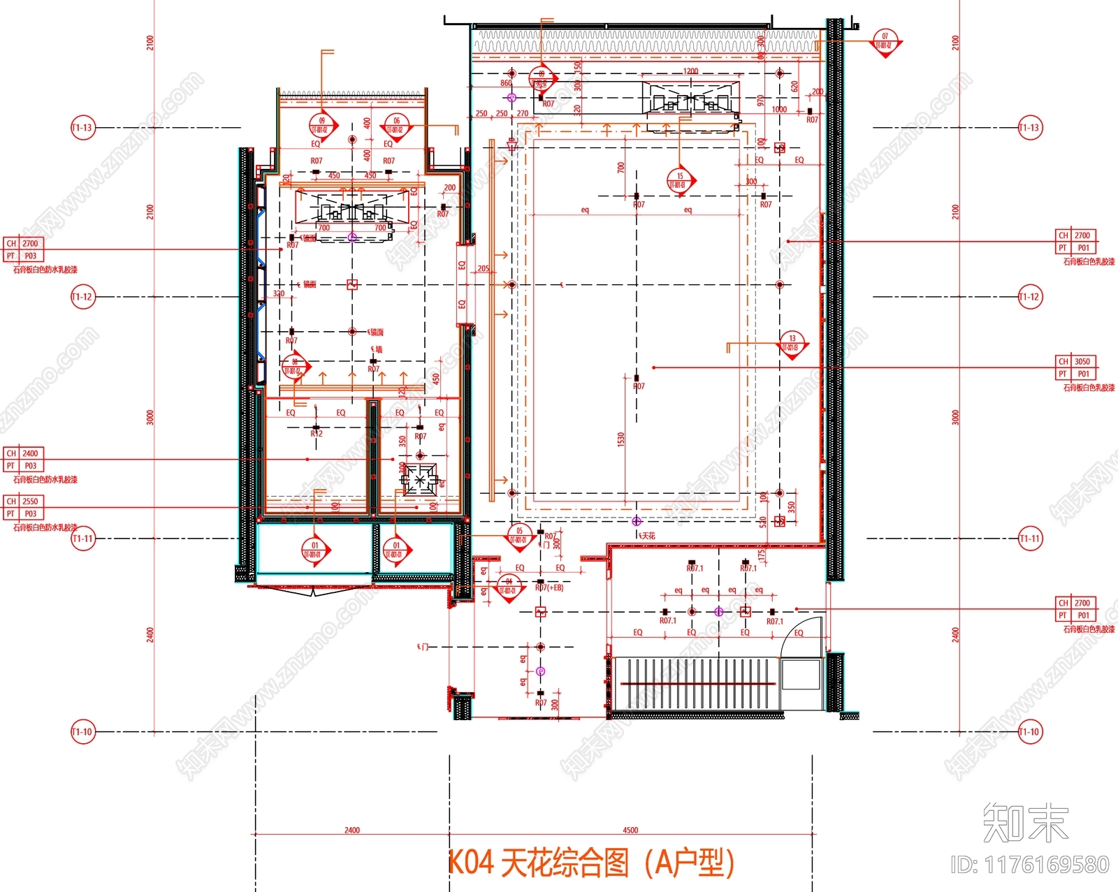 现代工装图库cad施工图下载【ID:1176169580】