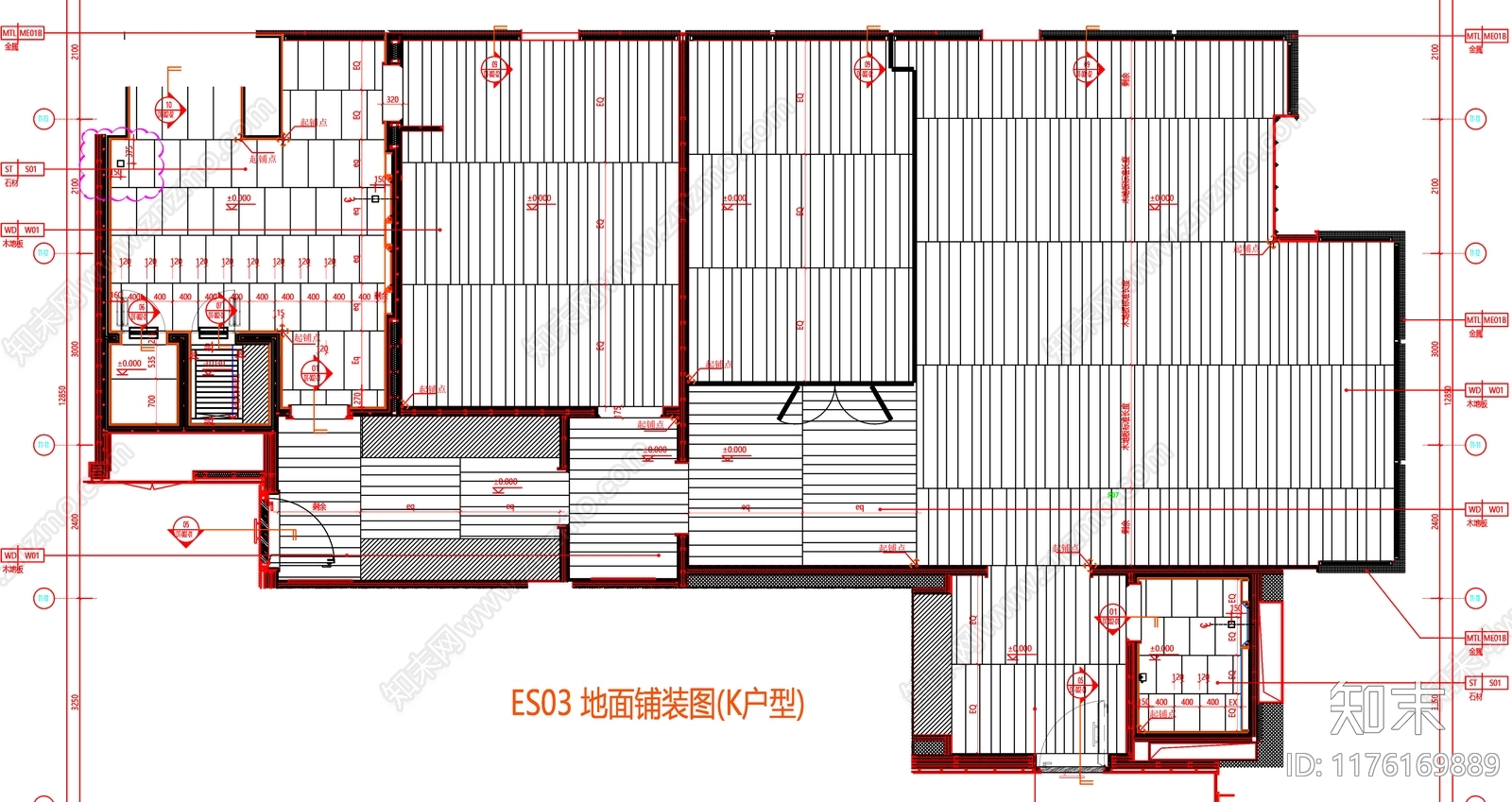 现代工装图库cad施工图下载【ID:1176169889】