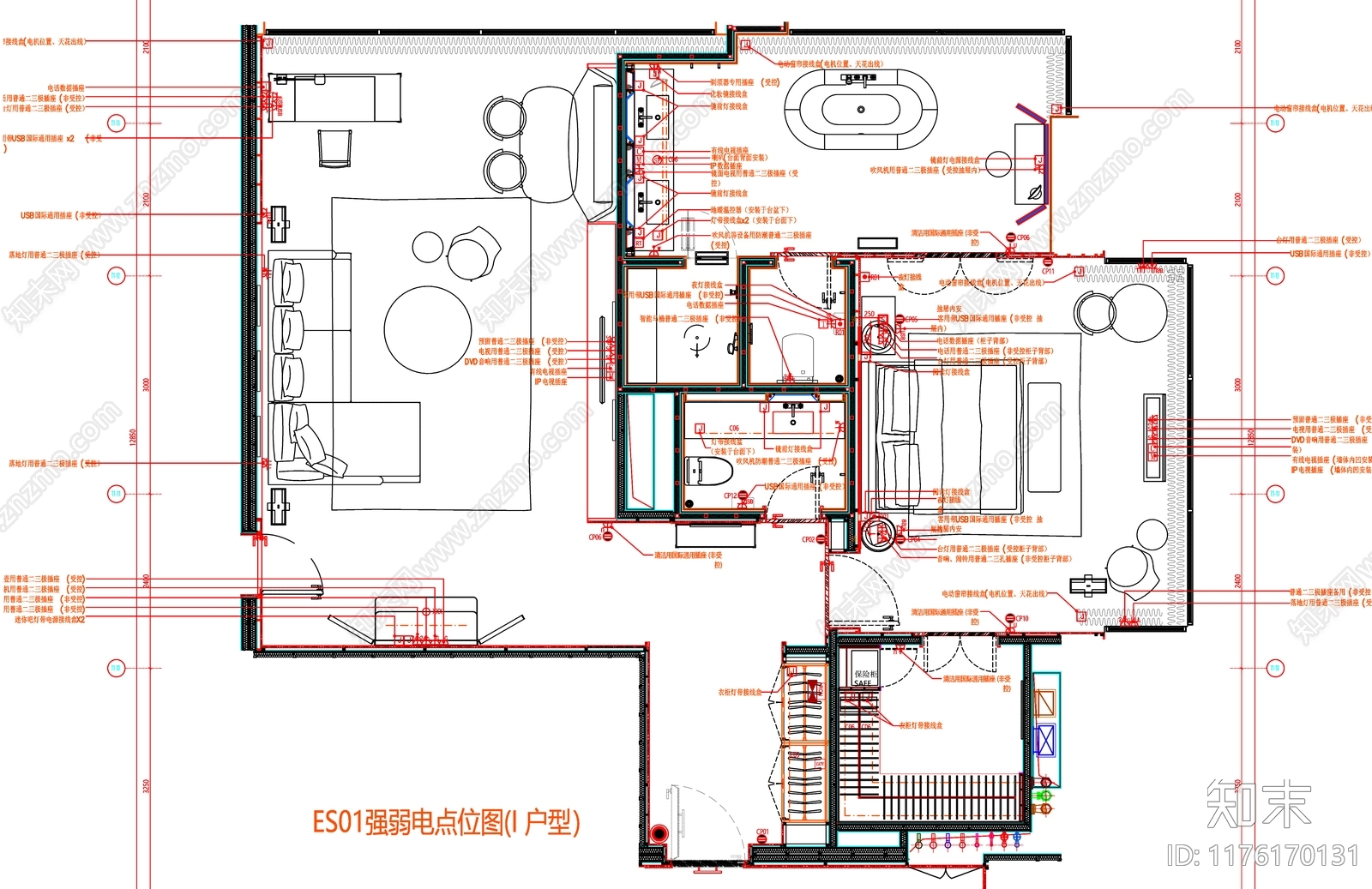 现代工装图库cad施工图下载【ID:1176170131】