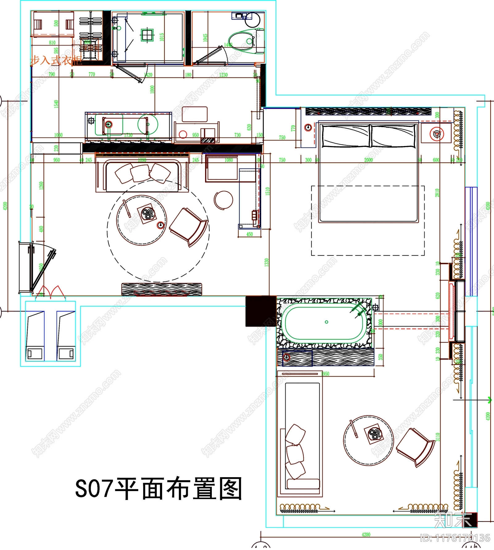 现代工装图库施工图下载【ID:1176170136】