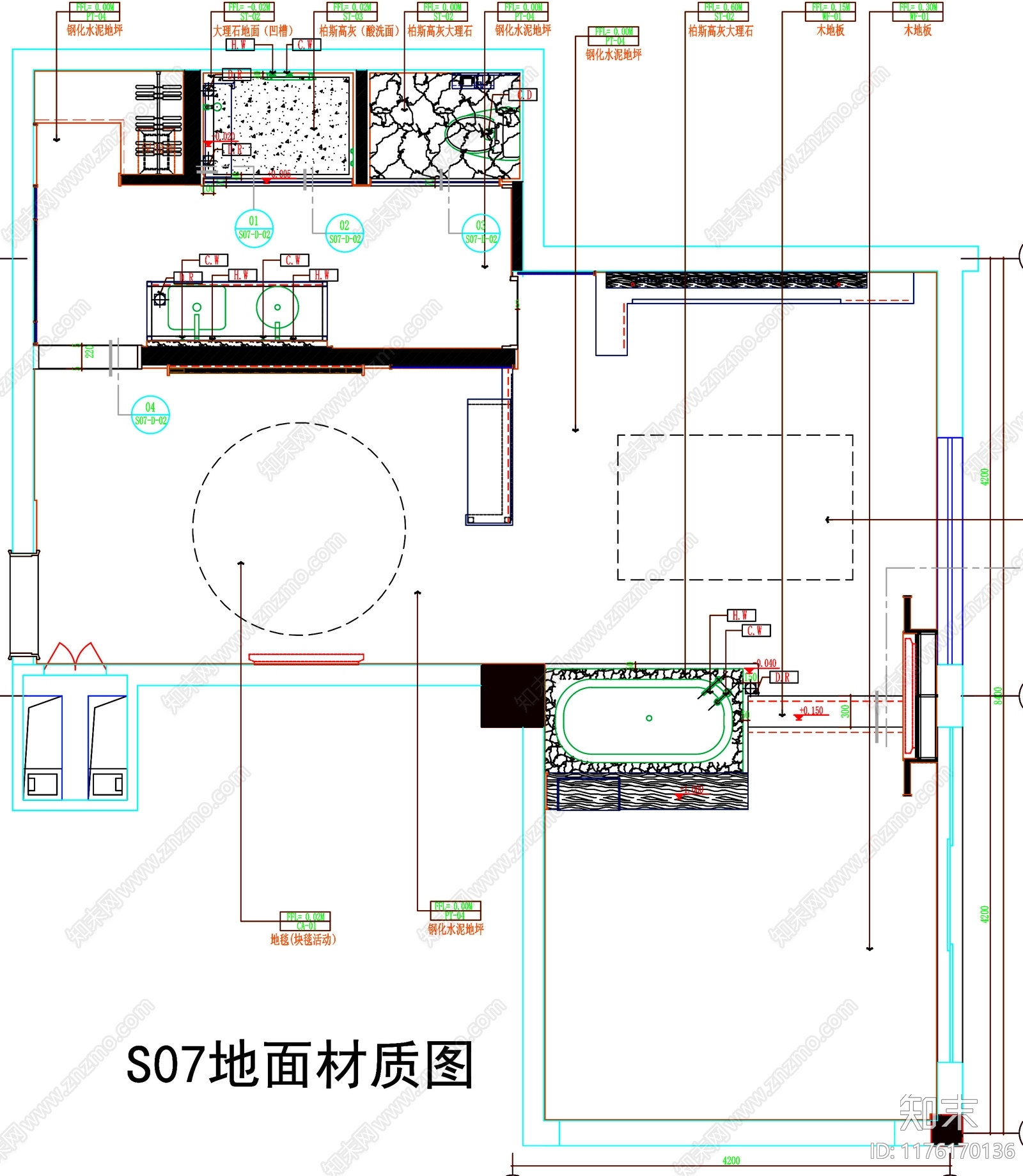 现代工装图库施工图下载【ID:1176170136】