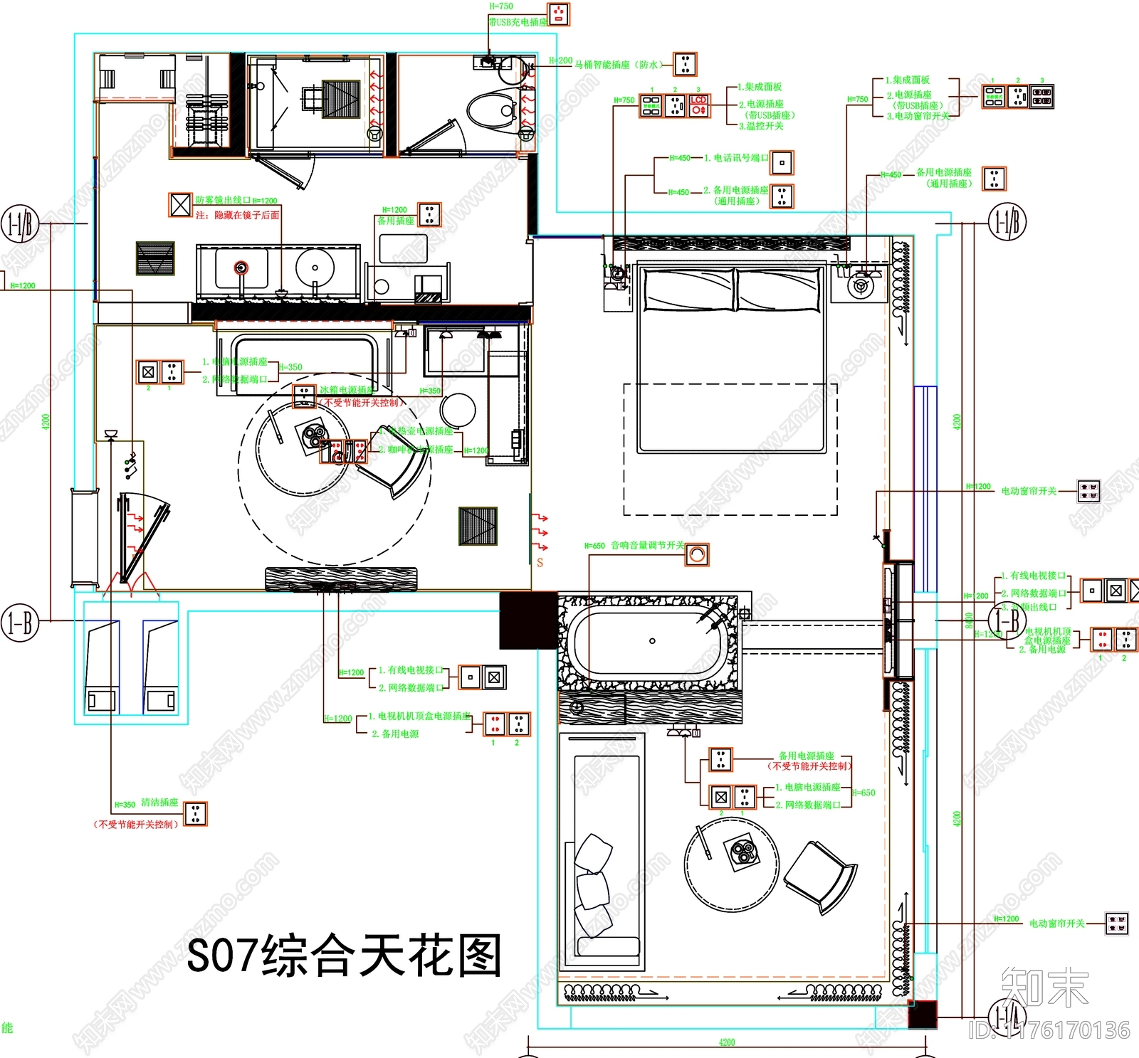 现代工装图库施工图下载【ID:1176170136】