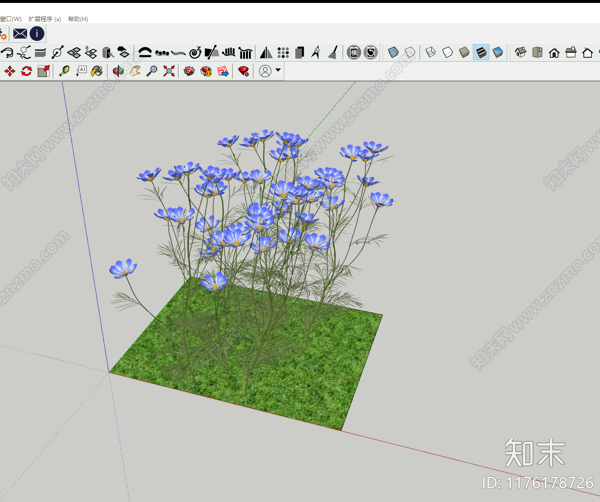 花草SU模型下载【ID:1176178726】