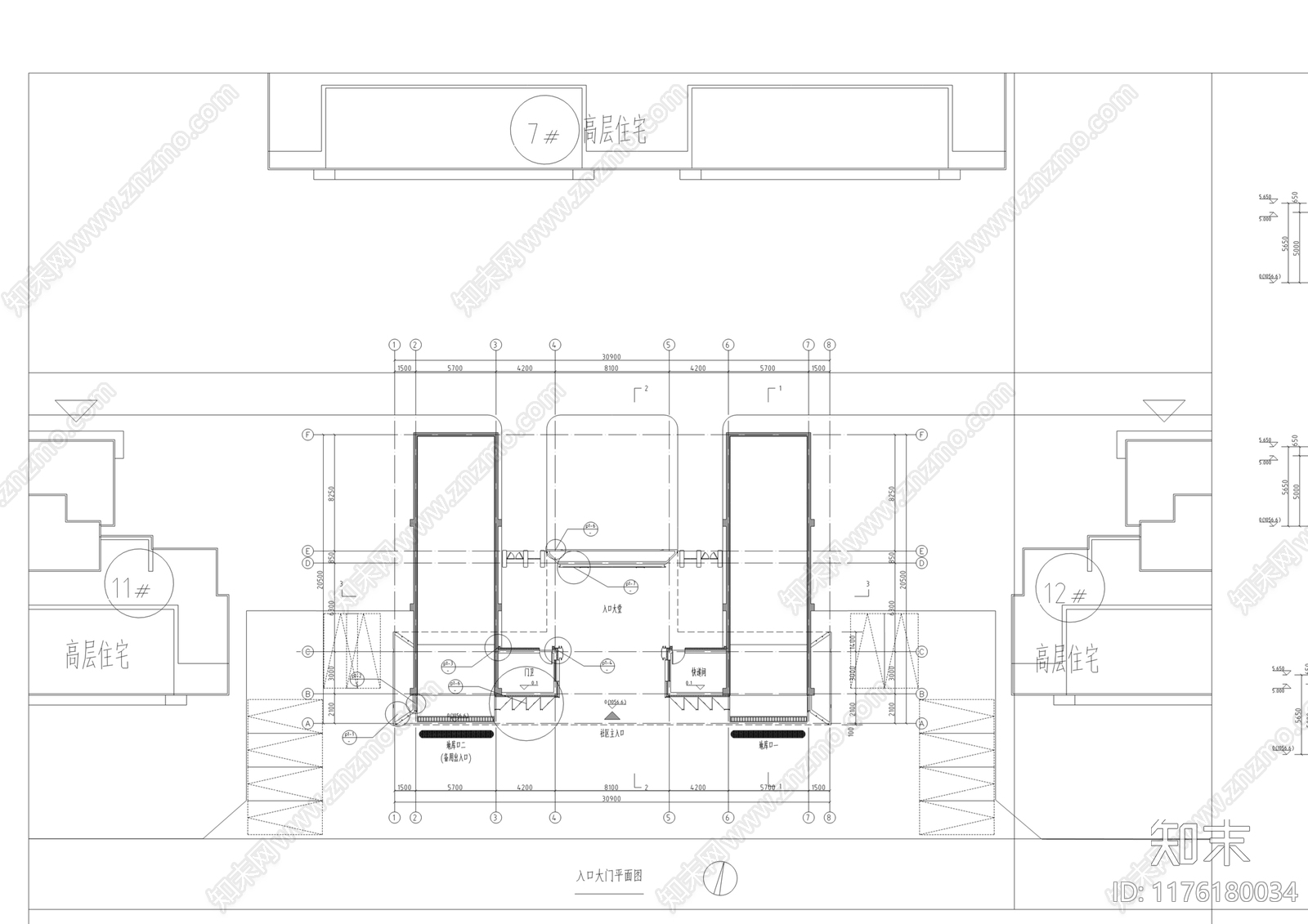 现代其他公共建筑cad施工图下载【ID:1176180034】