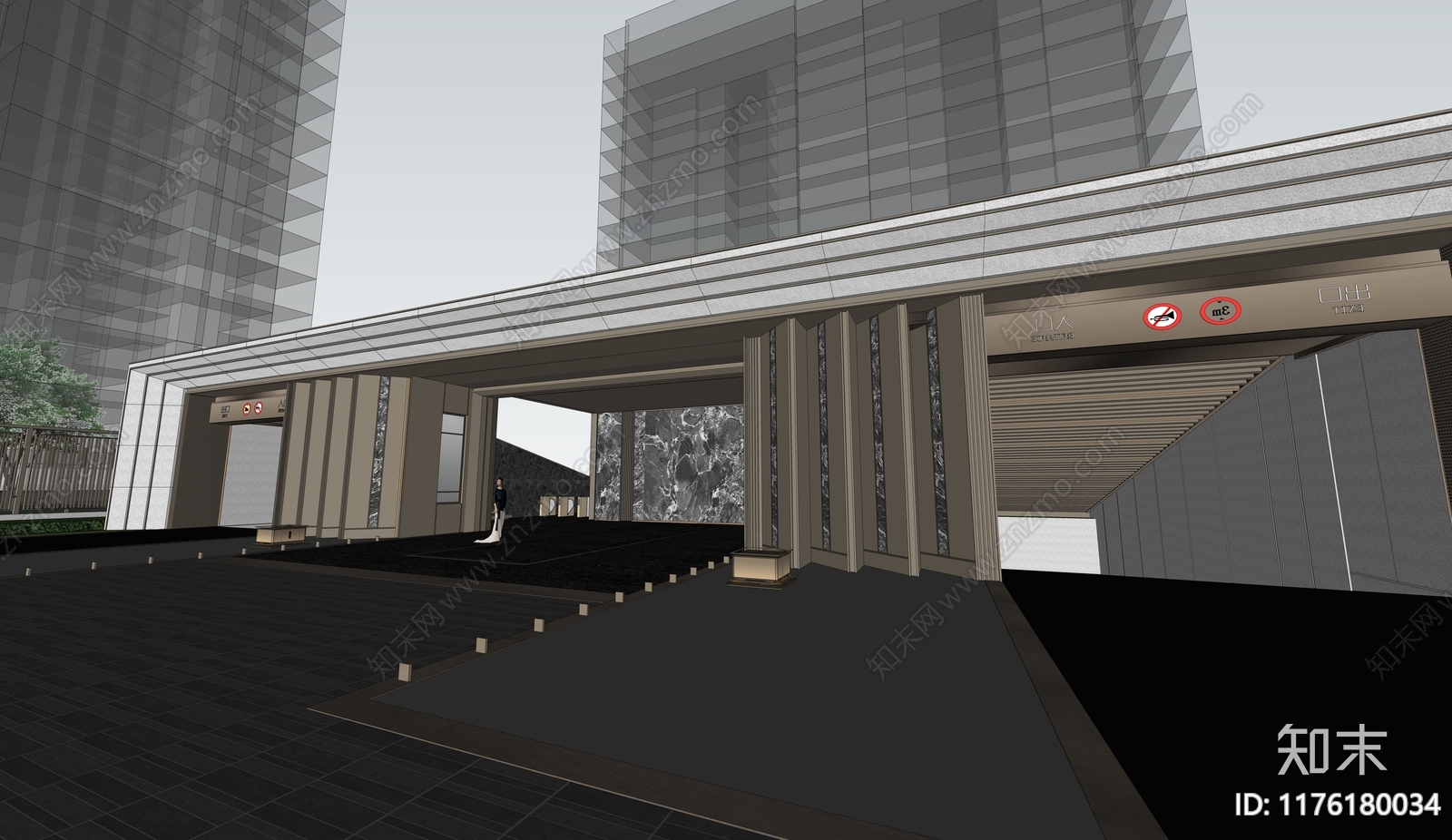 现代其他公共建筑cad施工图下载【ID:1176180034】
