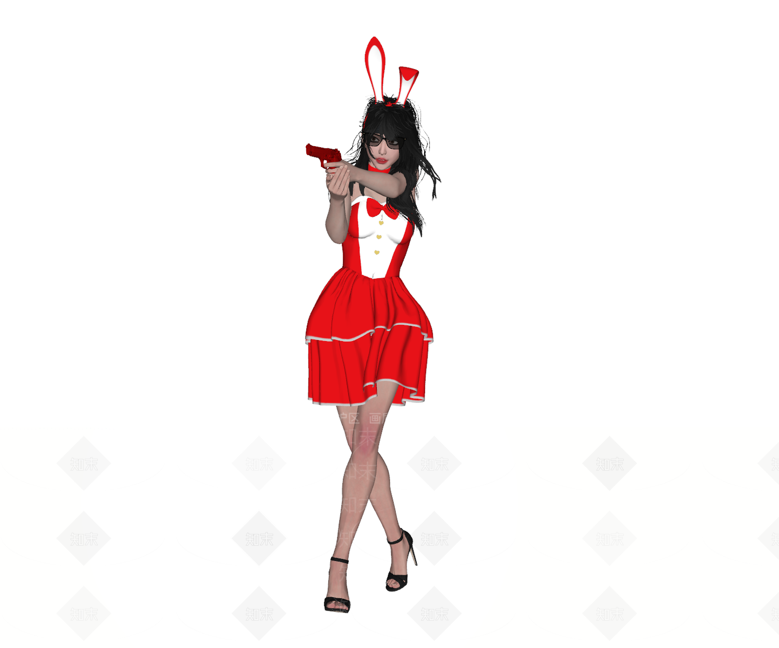 女人SU模型下载【ID:1176182305】