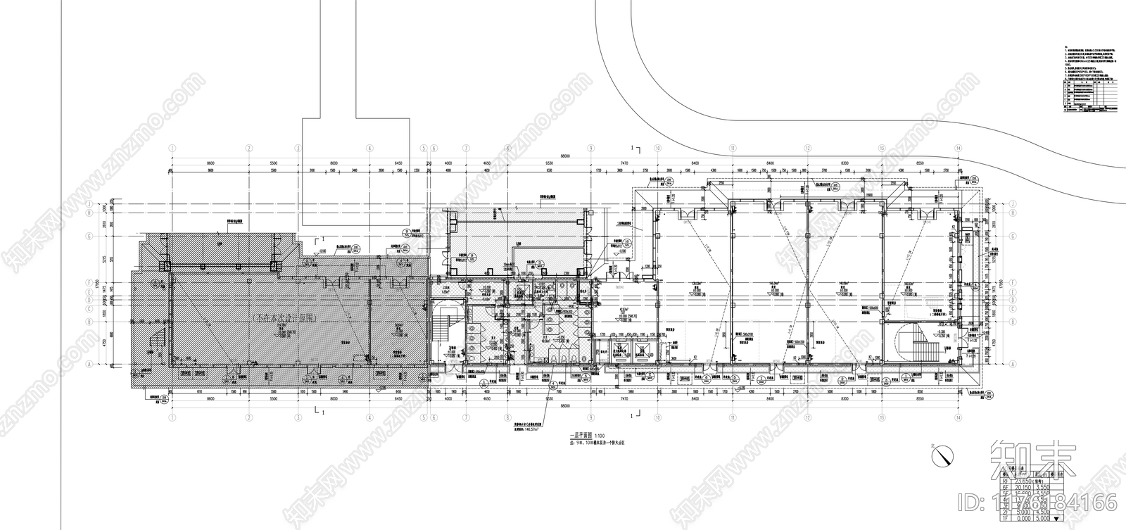 现代商业街cad施工图下载【ID:1176184166】