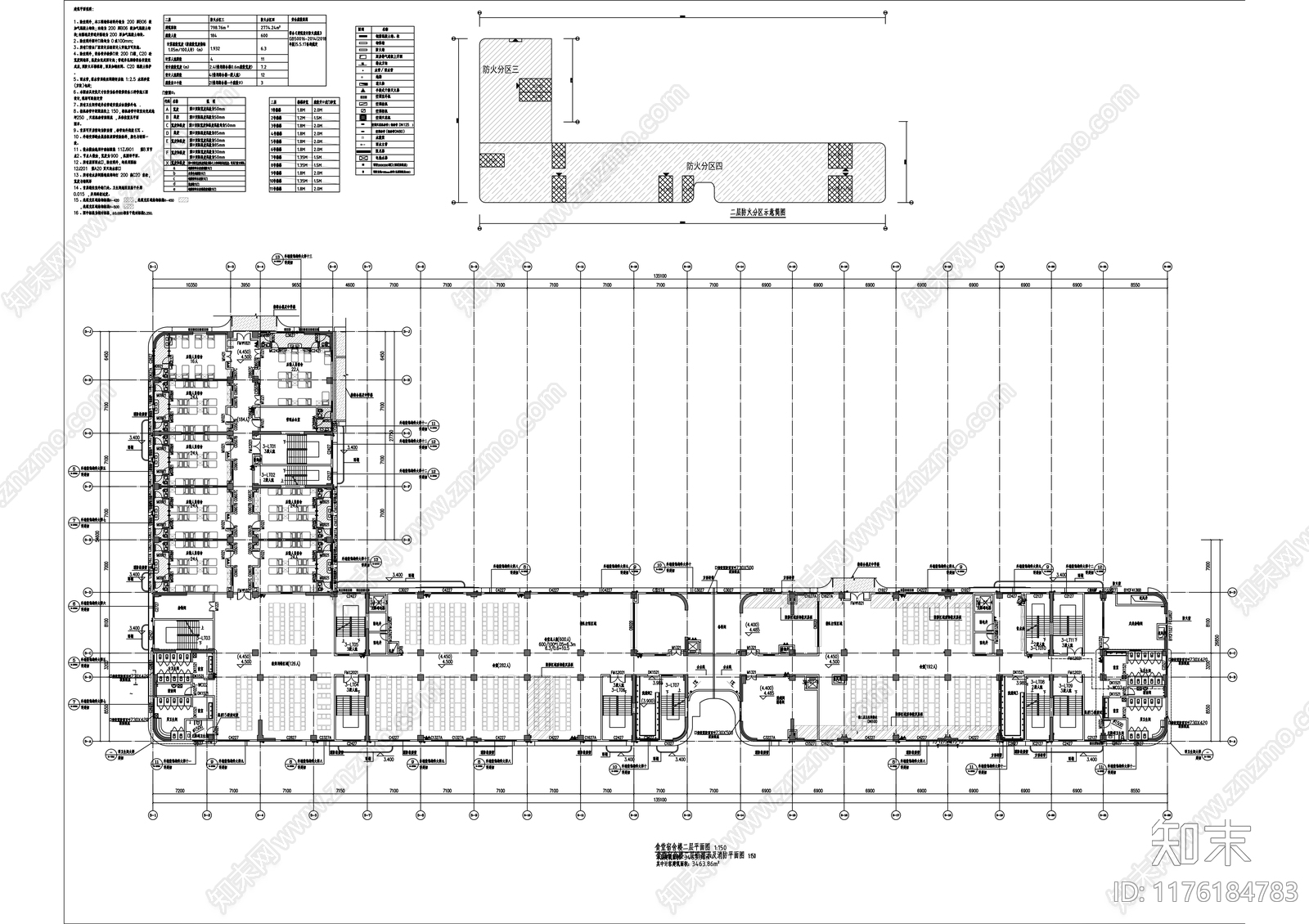 现代学校建筑cad施工图下载【ID:1176184783】